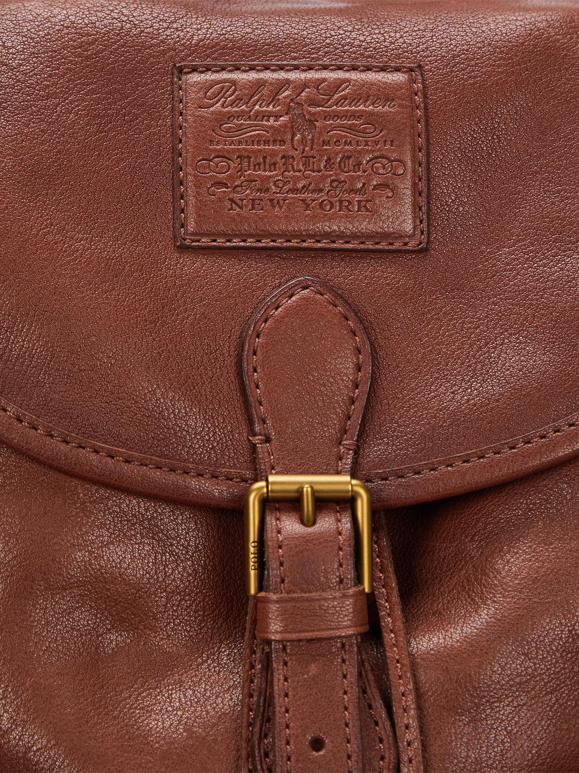 Polo Ralph Lauren Heritage Large Leather Backpack | Saks Fifth Avenue