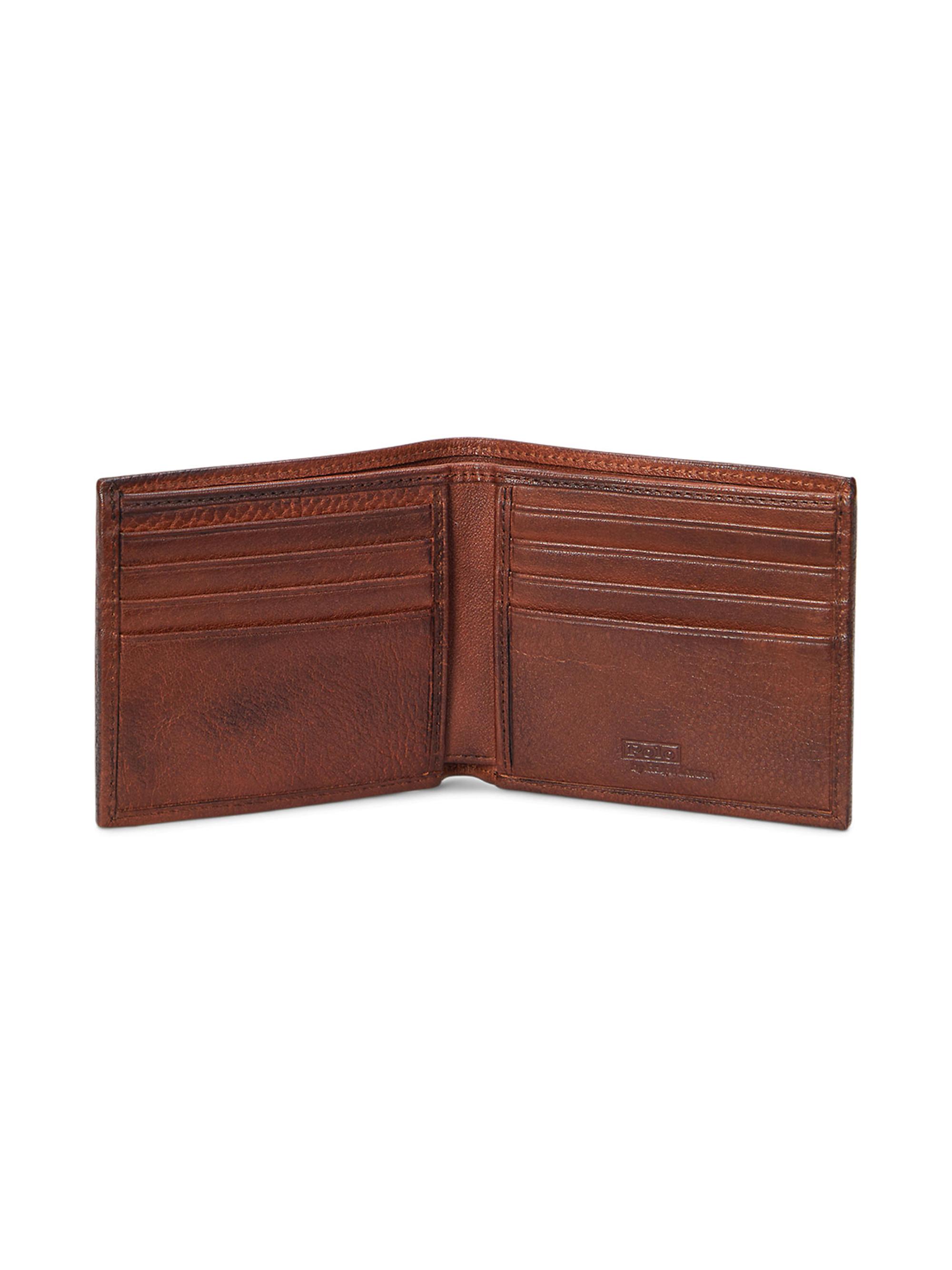 Polo Ralph Lauren Medium Leather Billfold Wallet | Saks Fifth Avenue
