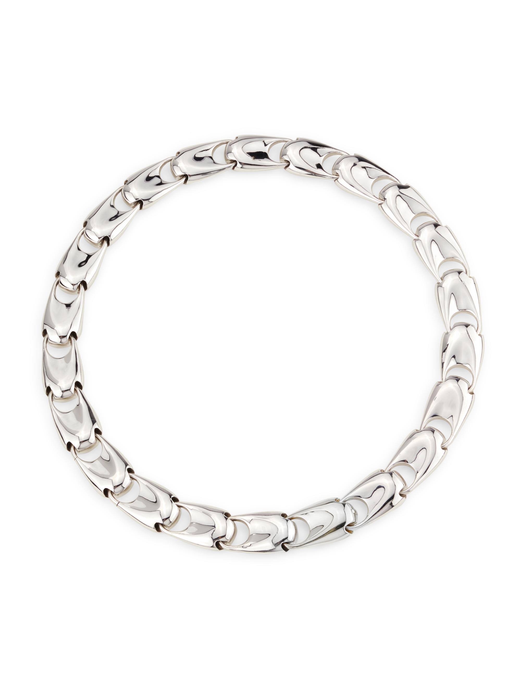 Kinraden Men's Electra Sterling Silver Necklace - Silver