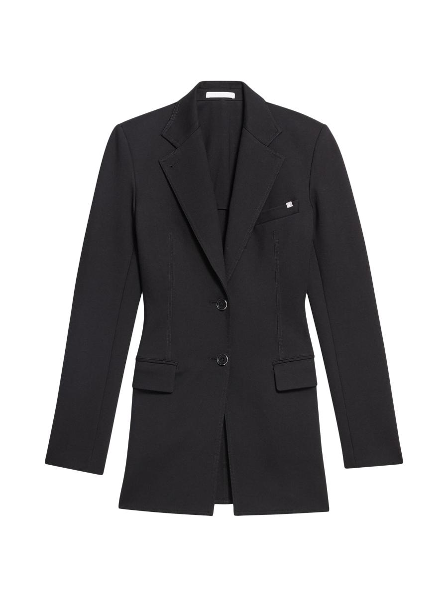 Helmut Lang Women's Waisted Cut-&-sew Blazer In Black