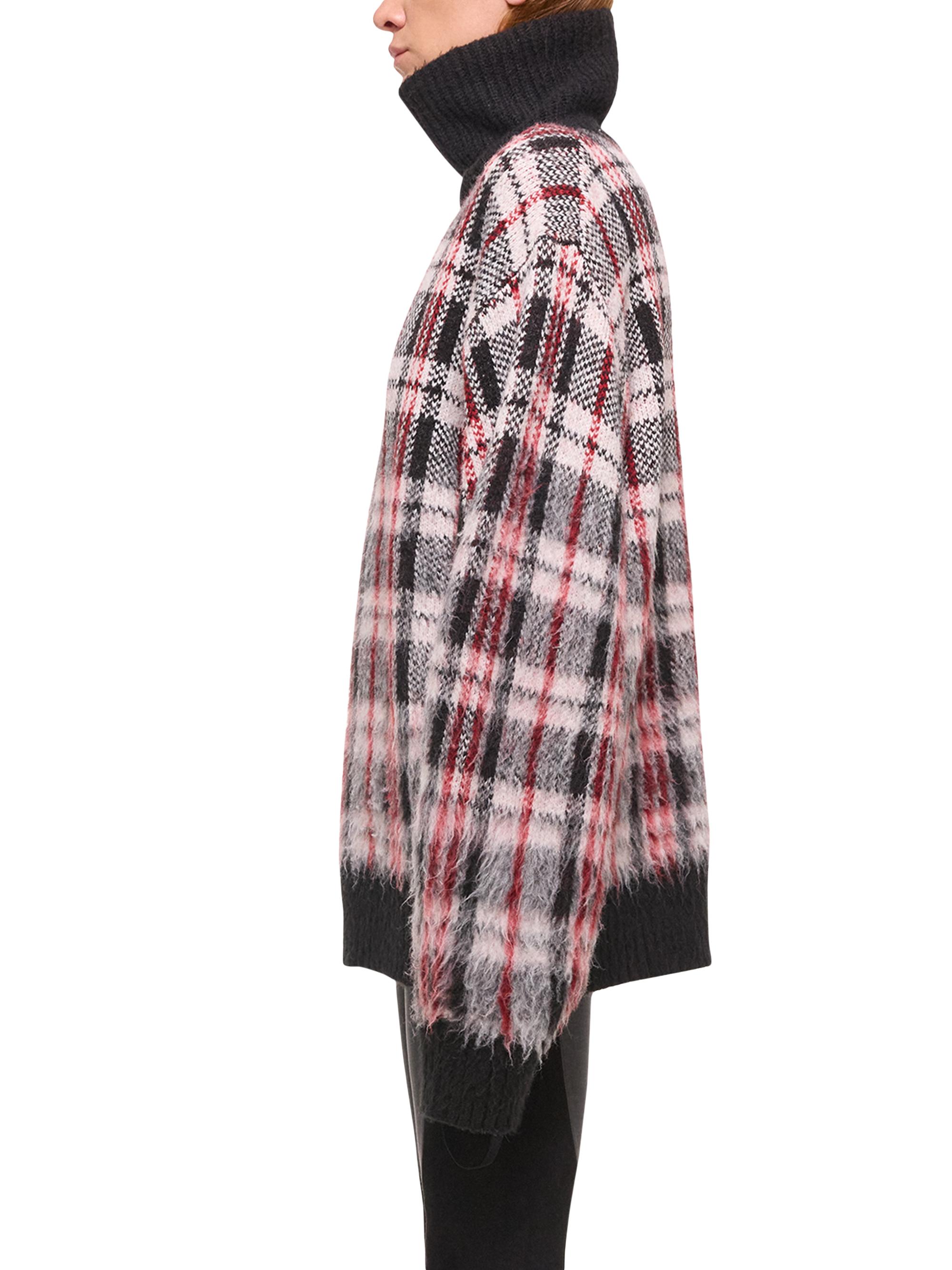 Helmut Lang Plaid Turtleneck Sweater | Saks Fifth Avenue