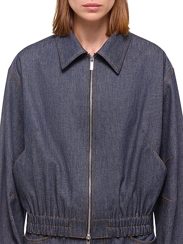 Shop Helmut Lang Apex Zip Denim Jacket | Saks Fifth Avenue Shop Helmut Lang Apex Zip Denim Jacket | Saks Fifth Avenue