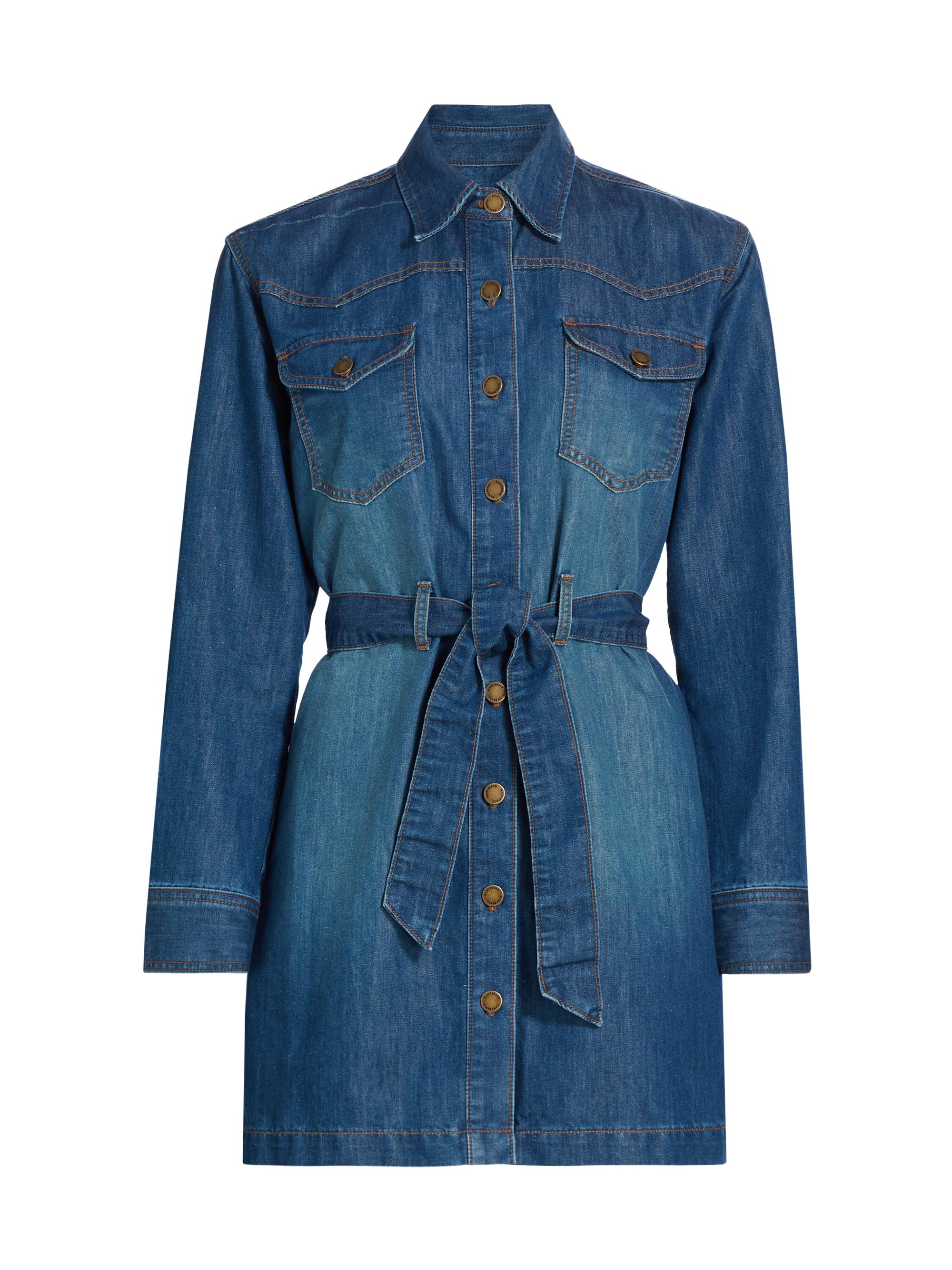 Derek Lam 10 Crosby Danielle Denim Minidress | Saks Fifth Avenue