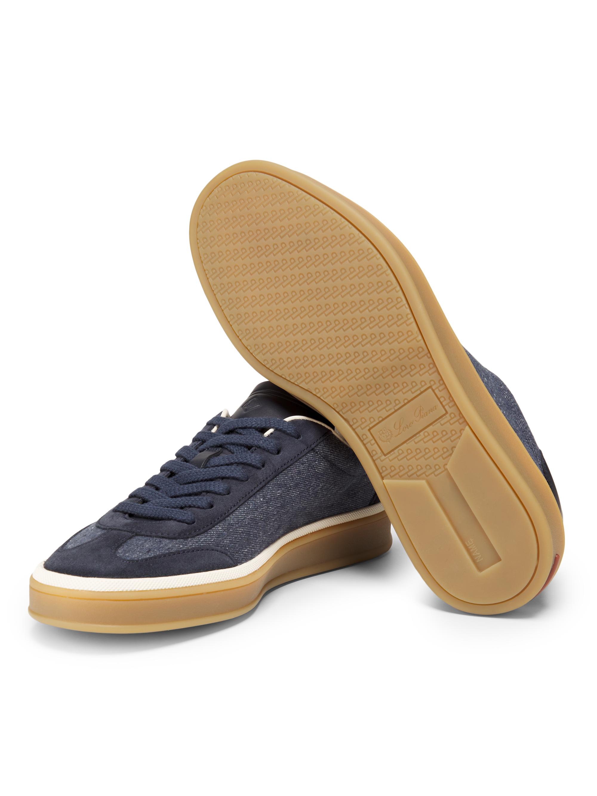Loro Piana Tennis Walk Denim Sneakers | Saks Fifth Avenue