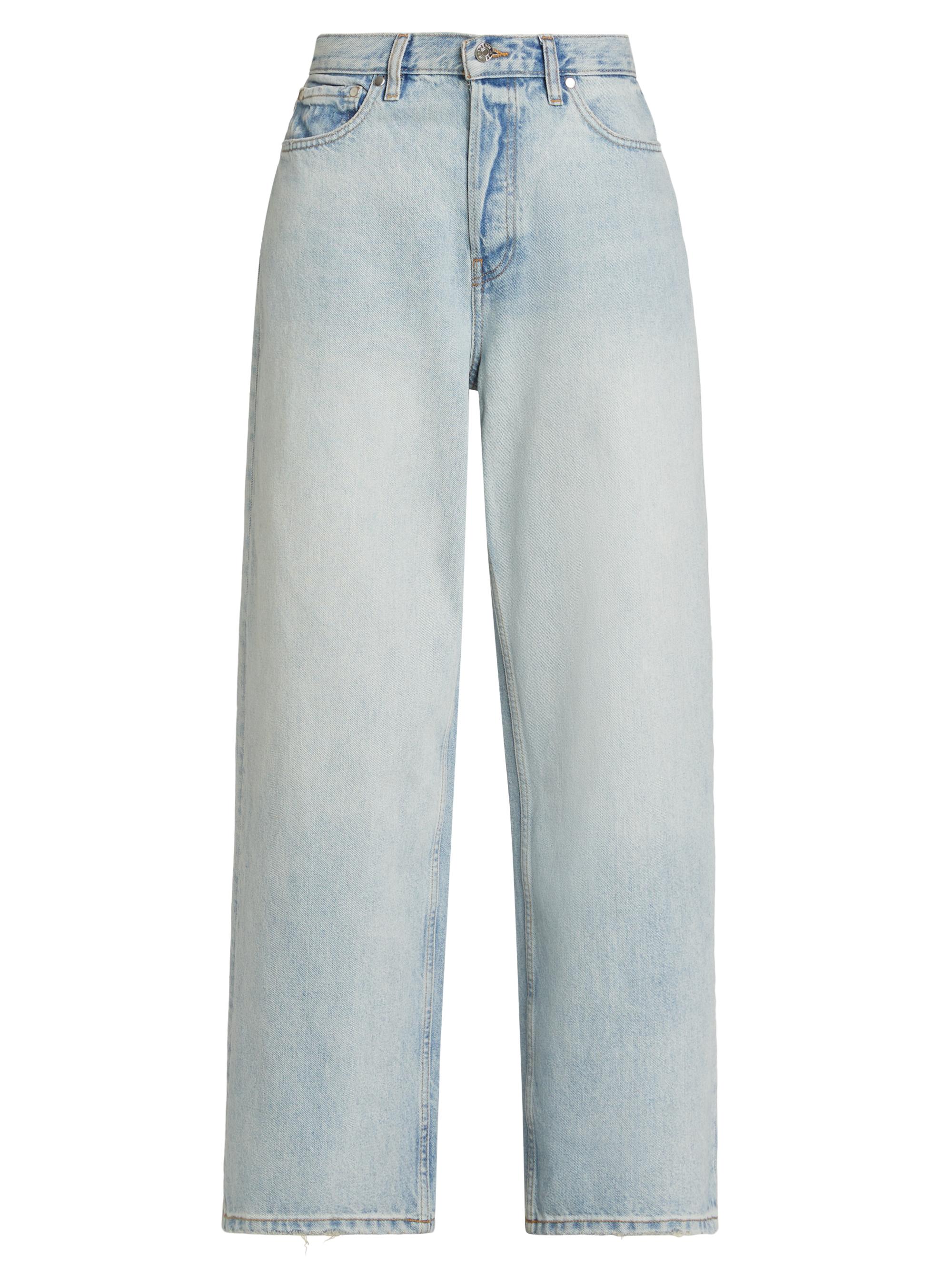 EB Denim Fredric High-Rise Bowed Wide-Leg Jeans | Saks Fifth Avenue