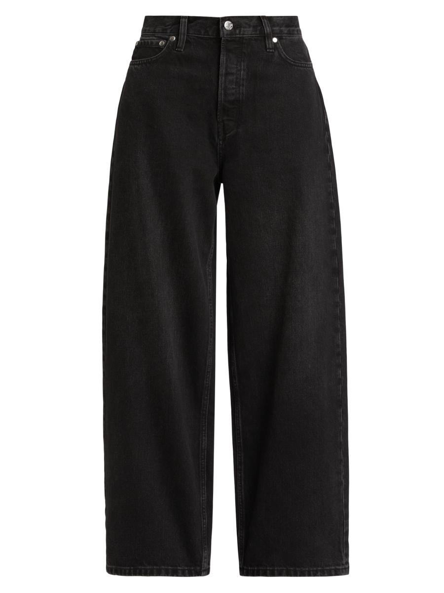 【YOURNUS】Edgar Black Embo Wide Denim EB Denim Dario Extra-Baggy Jeans | Saks Fifth Avenue
