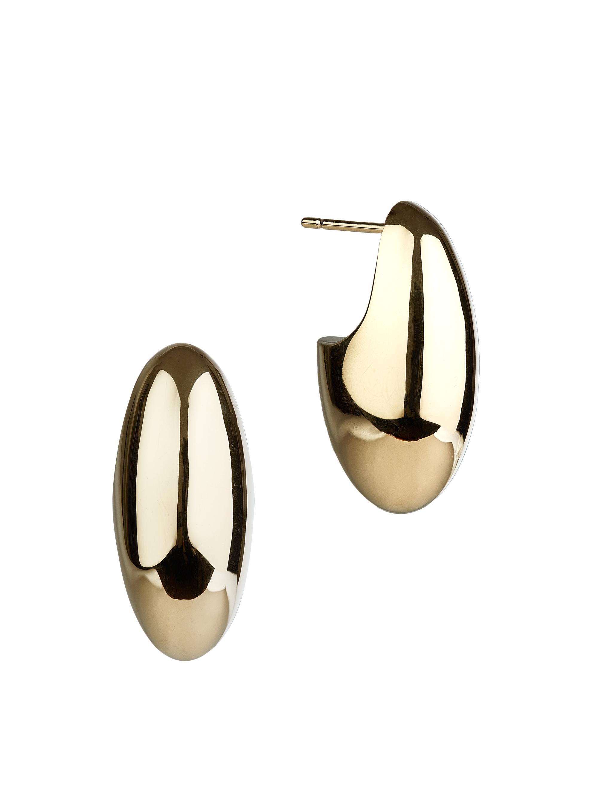 Otiumberg Women's Pebble 14K-Yellow-Gold Vermeil Drop Earrings - Gold Vermeil