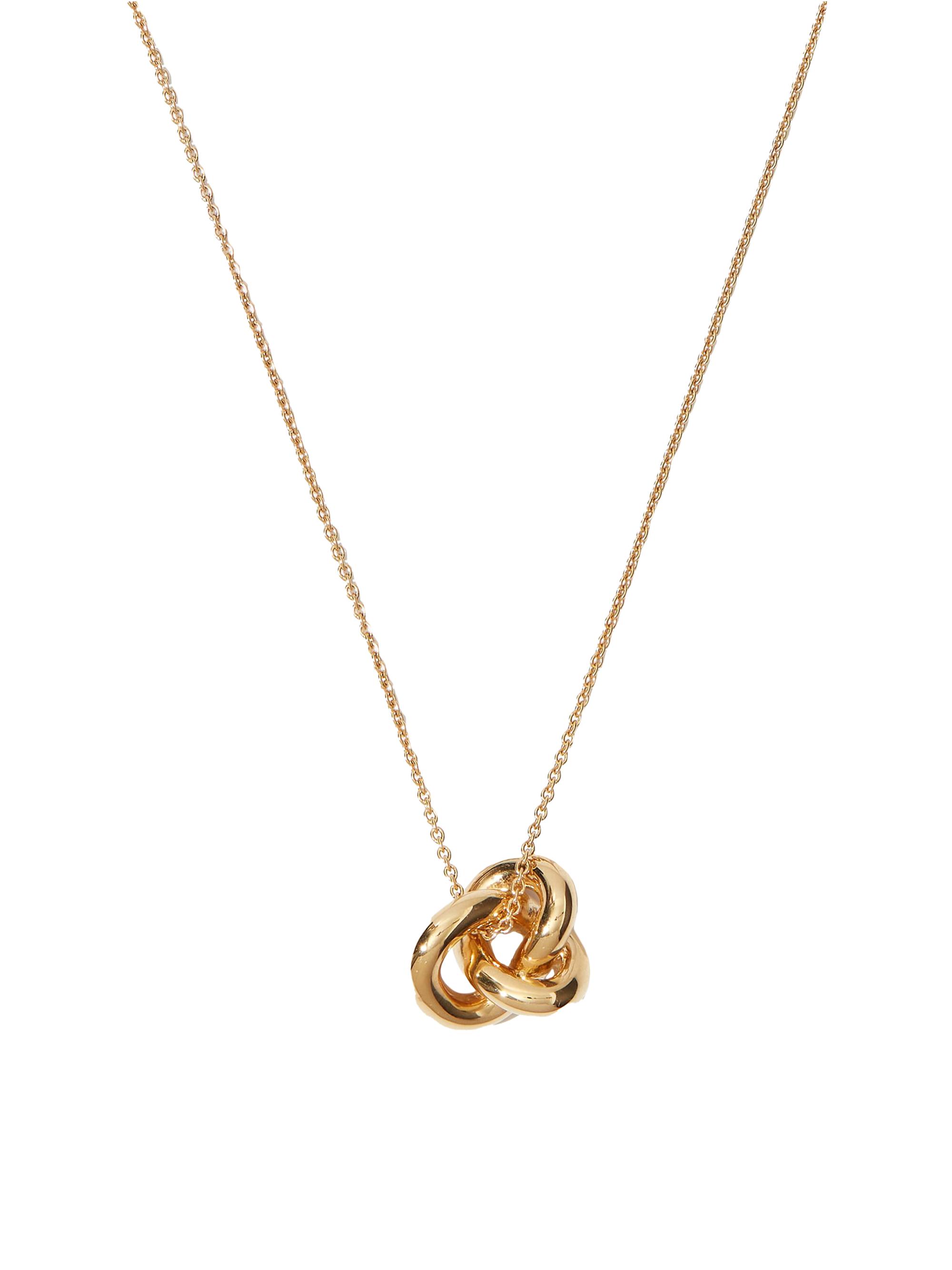 Otiumberg Women's Knot 14K-Yellow-Gold Vermeil Pendant Necklace - Gold Vermeil