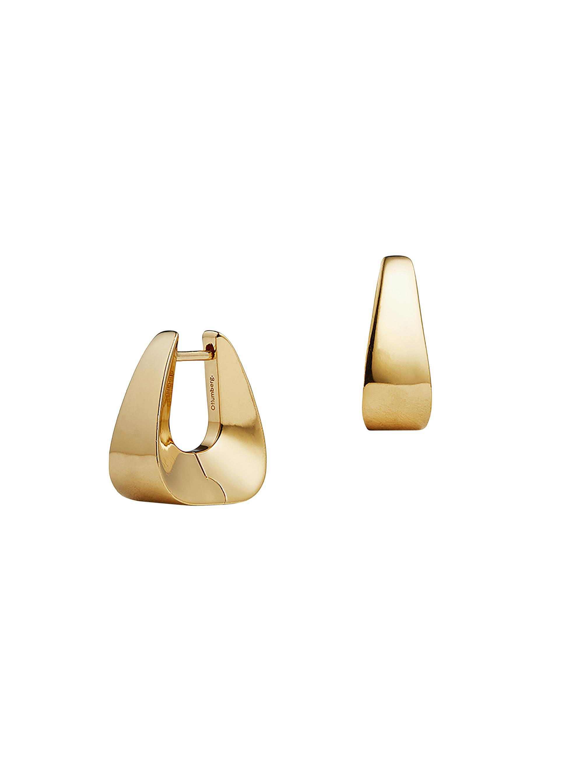 Otiumberg Women's Delta 14K-Yellow-Gold Vermeil Hoop Earrings - Gold Vermeil