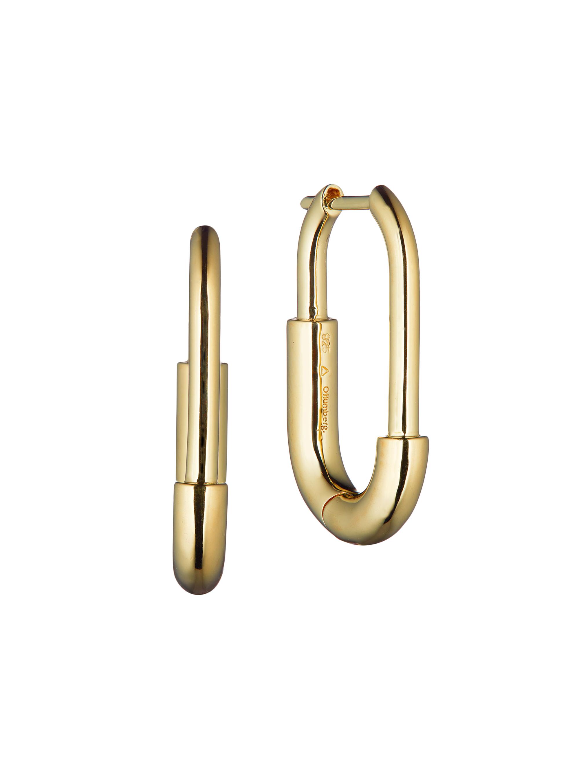 Otiumberg Women's Staple  14K-Gold Vermeil Hoops - Gold Vermeil