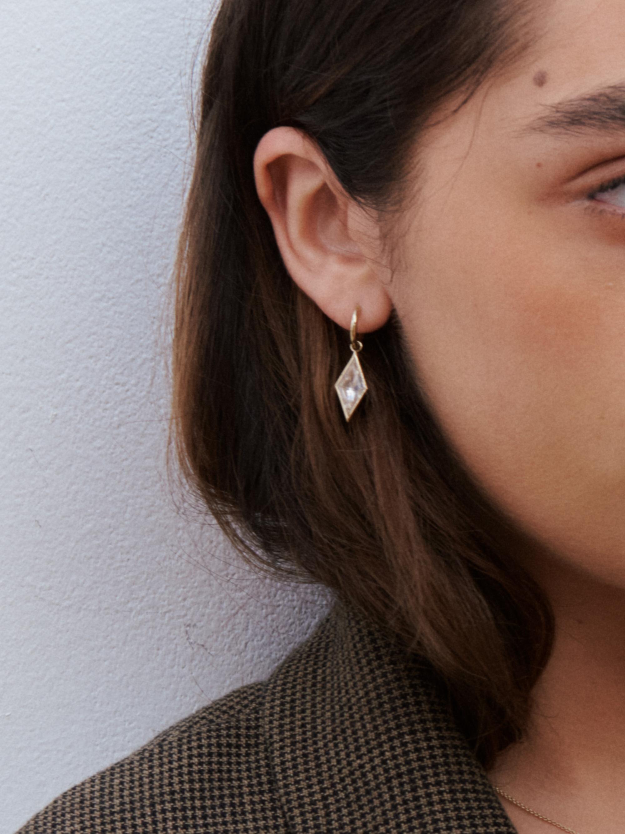 Otiumberg Kite 14K-Yellow-Gold Vermeil & Quartz Drop Earrings 