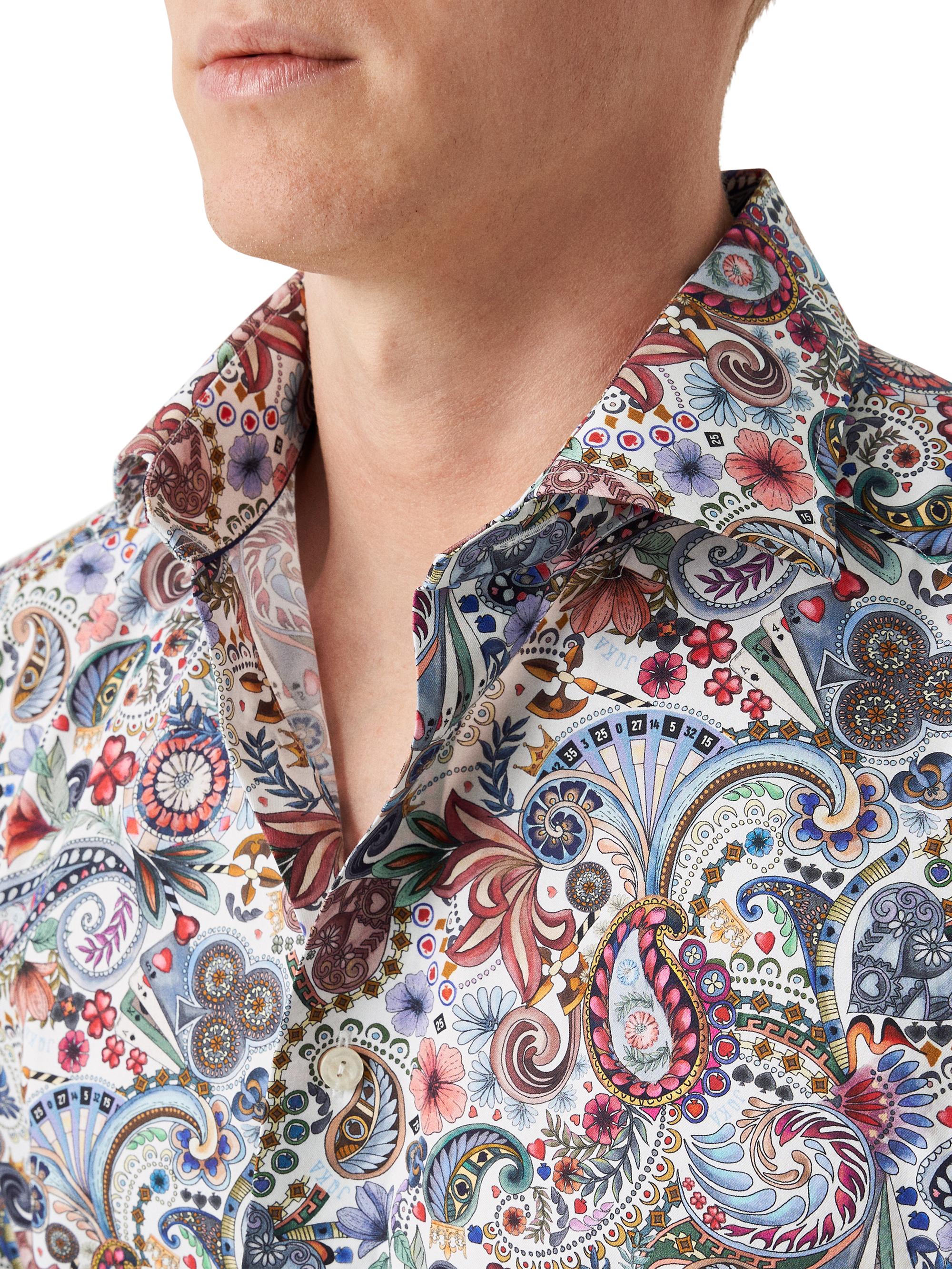 トップス WAX \"Paisley shirts L Eton Contemporary-Fit Paisley Shirt | Saks Fifth Avenue