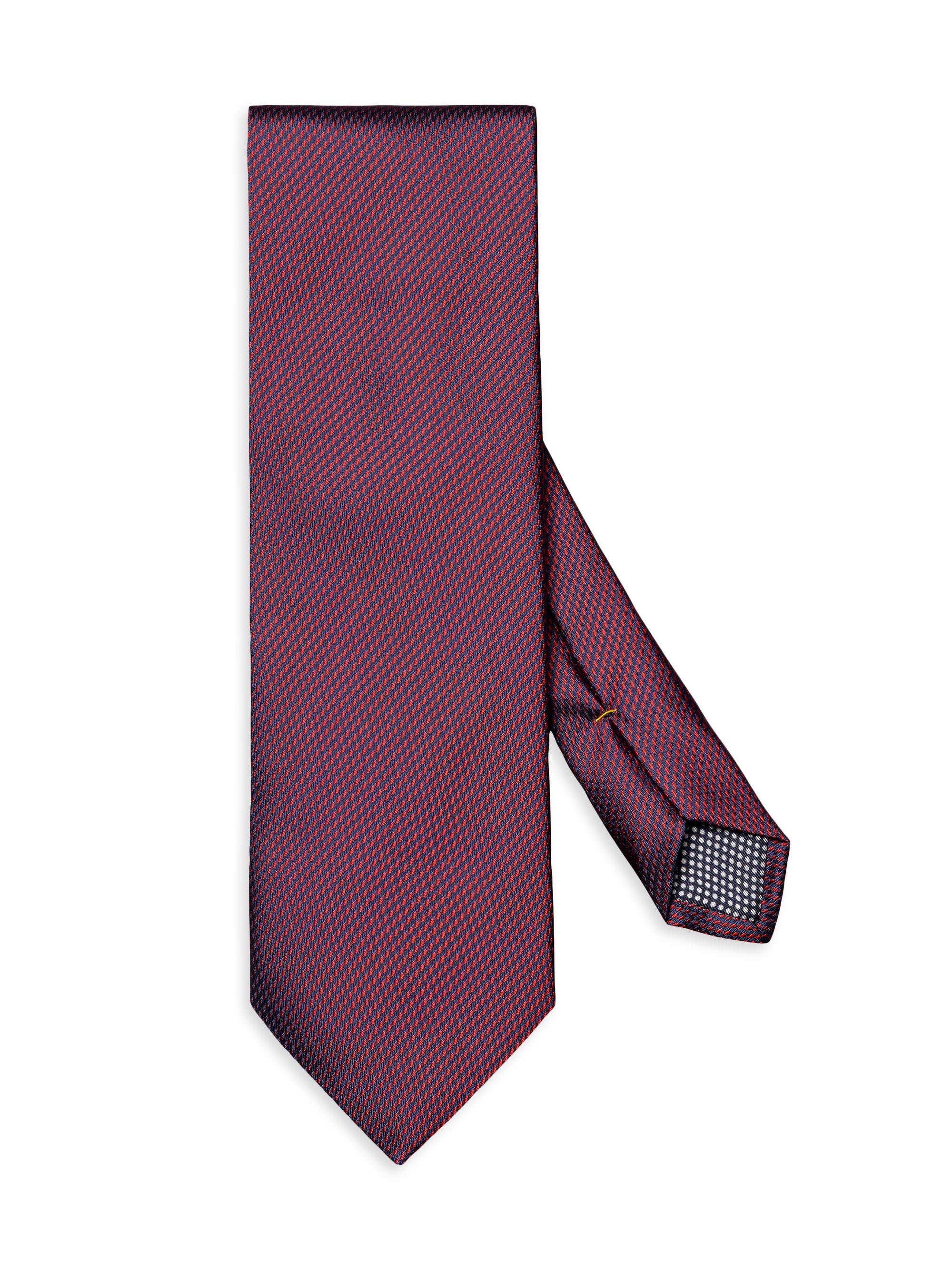 Eton Men's Jacquard Silk Tie - Light Blue