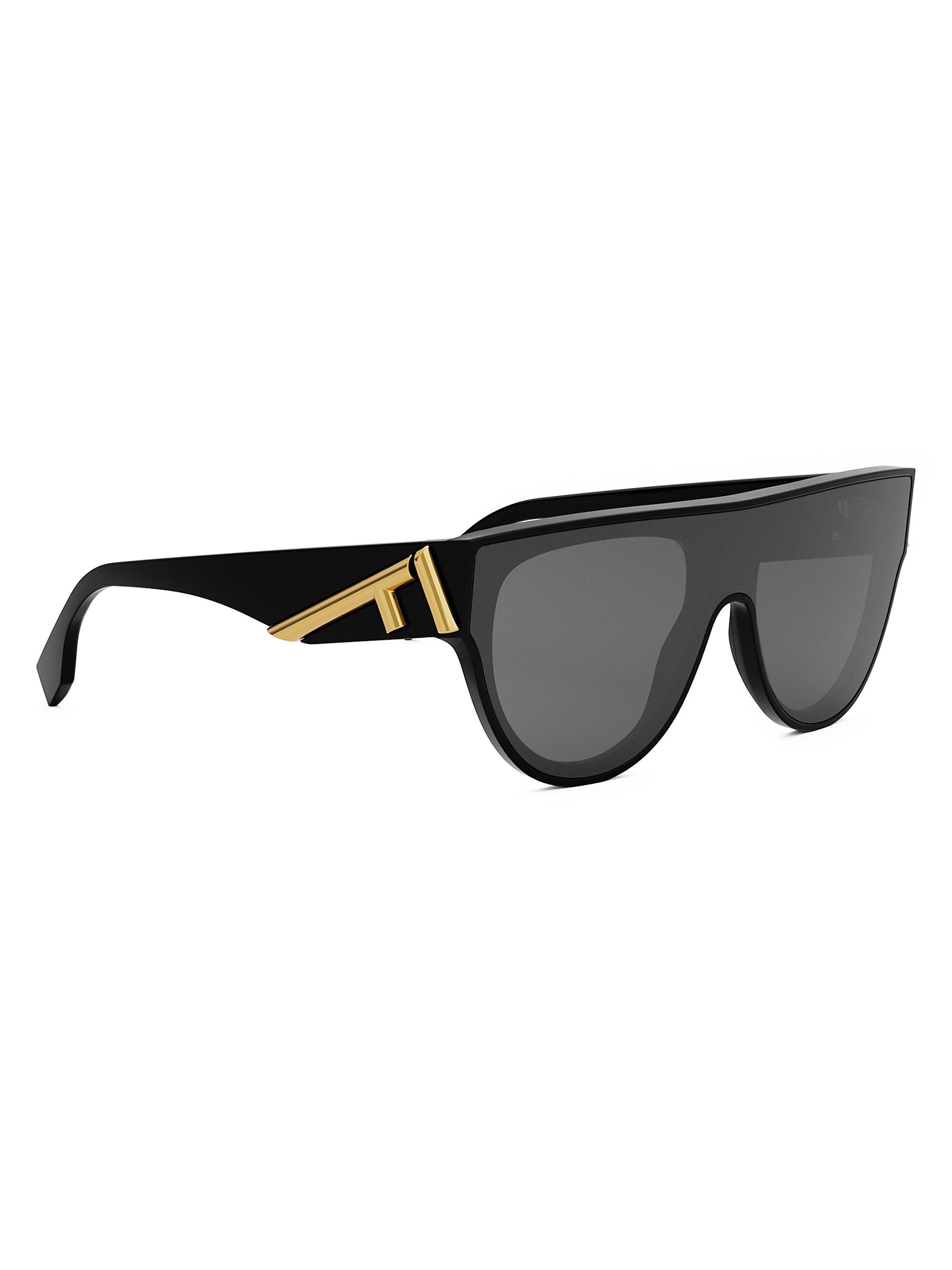 Fendi x Shield Sunglasses Fendi Fendigraphy Shield Sunglasses, 144mm | Bloomingdale main image 4