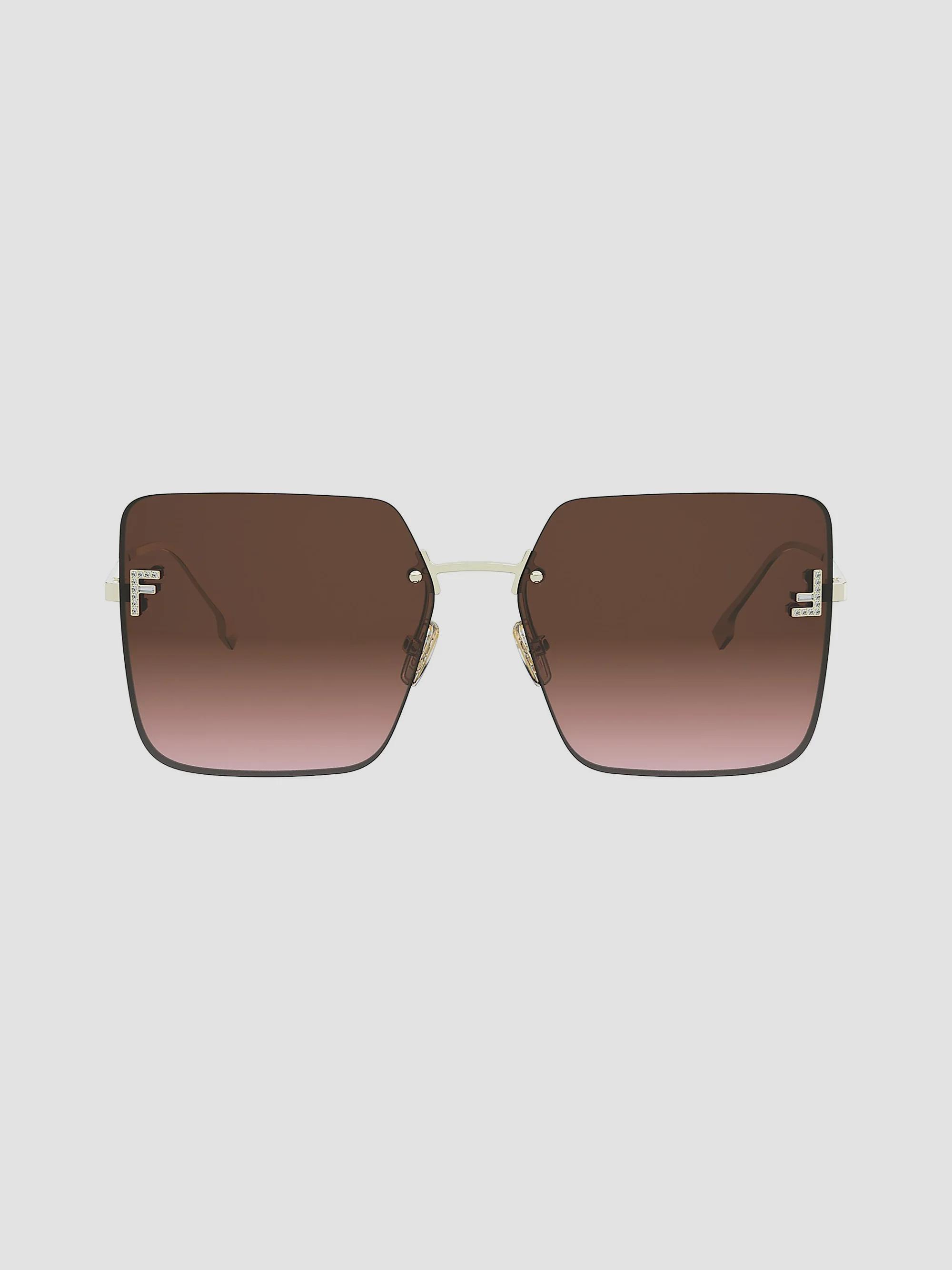 Fendi Fendi First Crystal 59MM Oversized Sunglasses | Saks  display picture 1