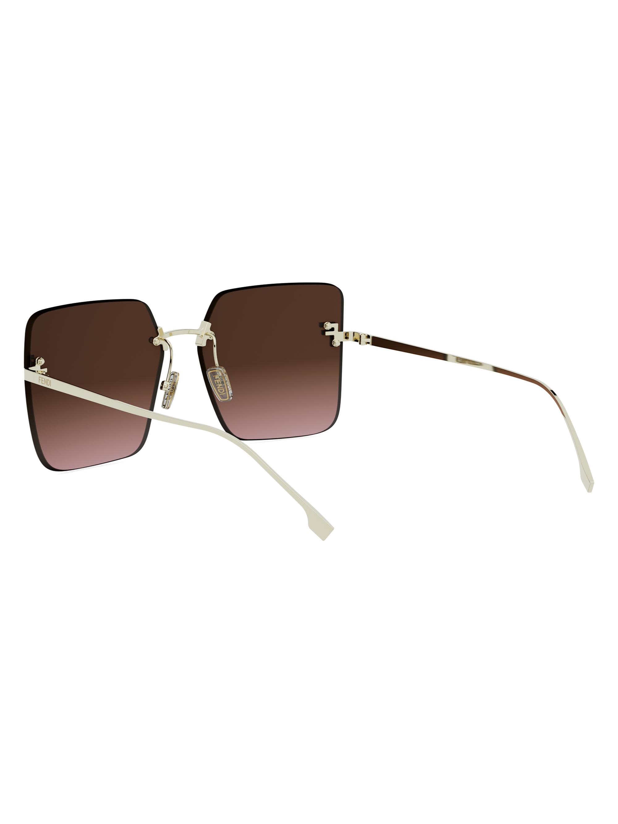 Fendi Fendi First Crystal 59MM Oversized Sunglasses | Saks Fifth