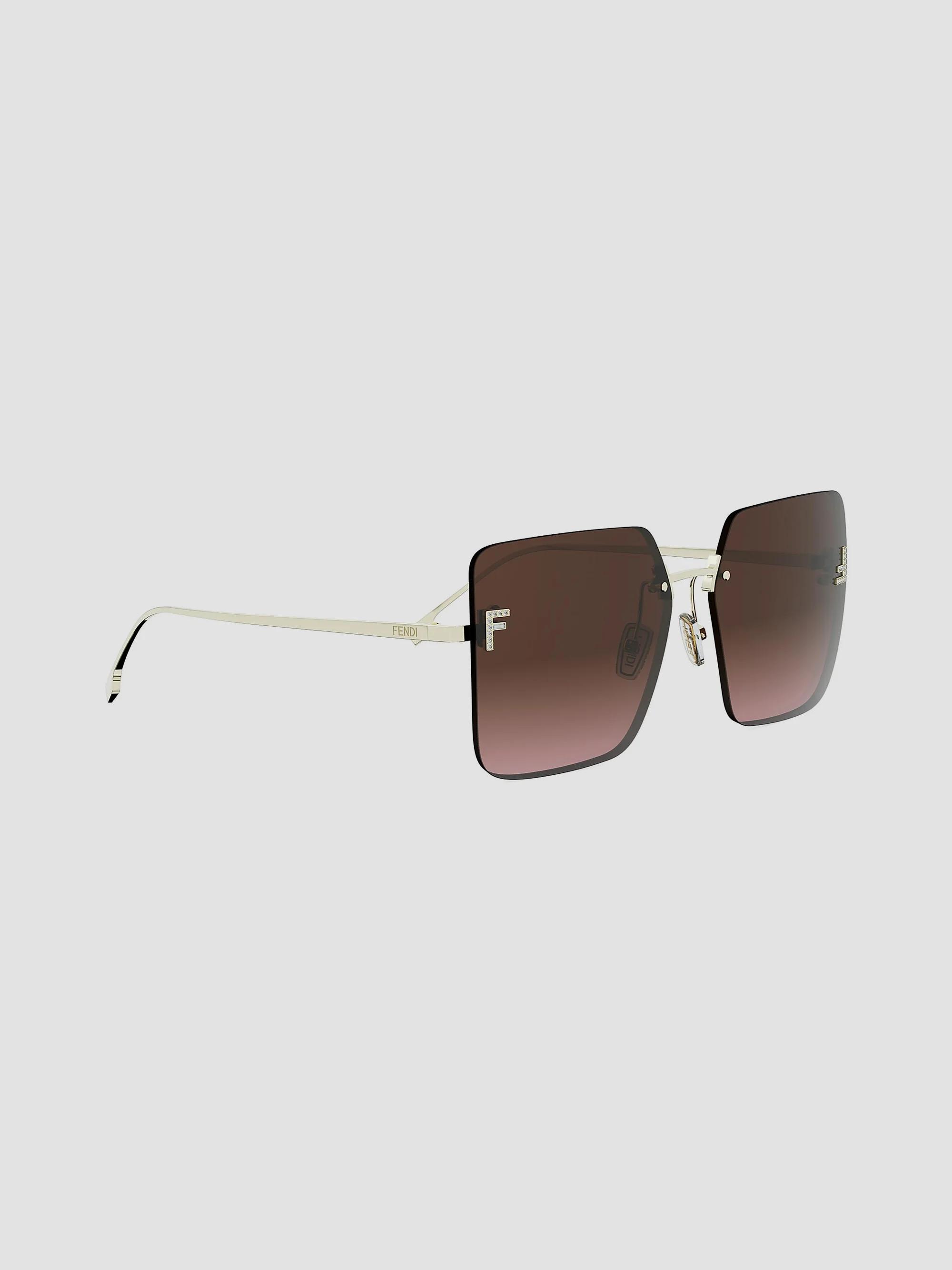 Fendi Fendi First Crystal 59MM Oversized Sunglasses | Saks  display picture 3