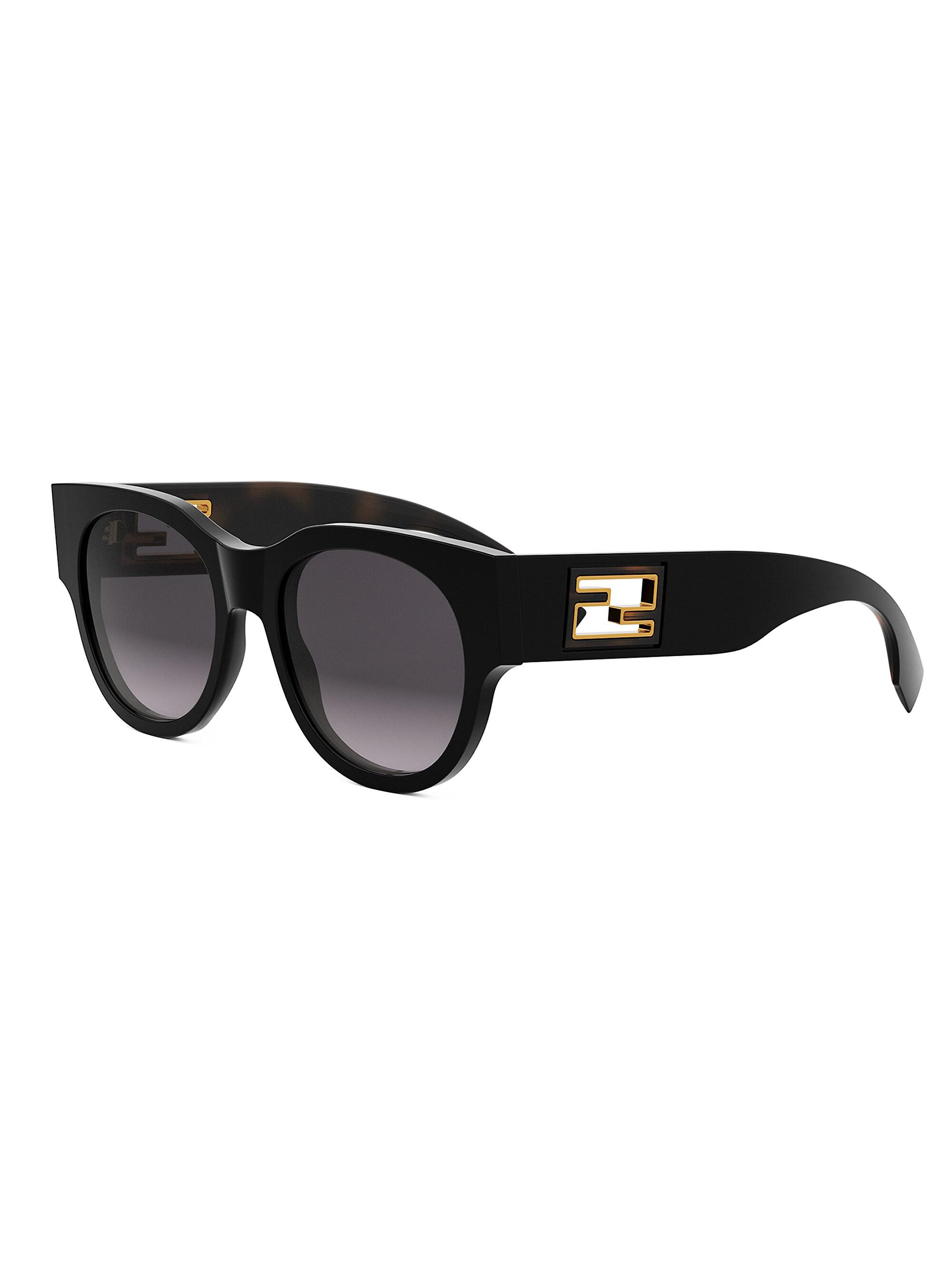 Fendi FF Squared 54MM Rectangular Sunglasses | Saks Fifth Avenue