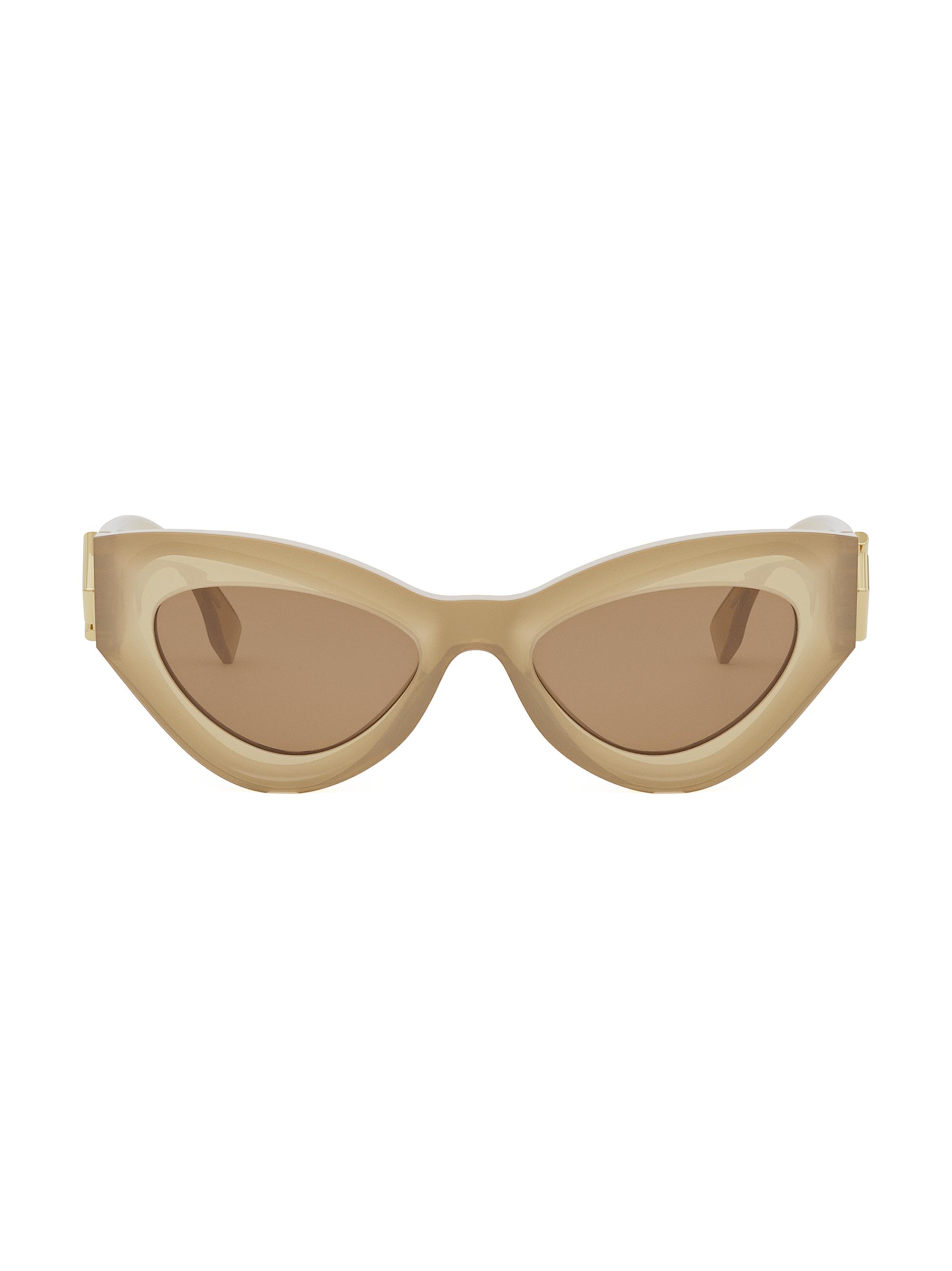 FENDI サングラス ブラウン/ィ FF ダイヤモンド キャット Fendi FF Diamond 52MM Cat-Eye Sunglasses | Saks Fifth Avenue