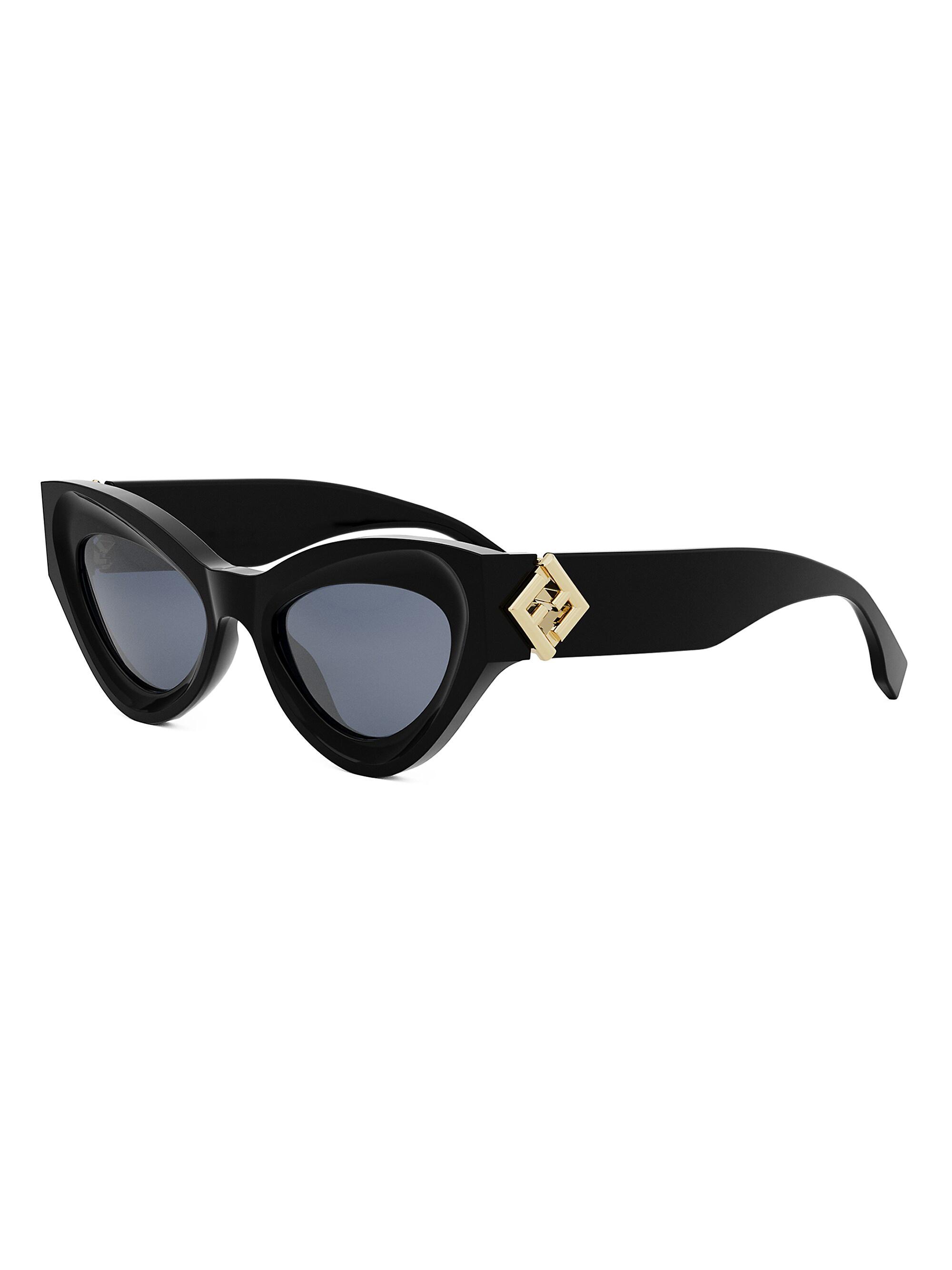Fendi Fendi First Havana 138MM Round Sunglasses | Saks Fifth Avenue