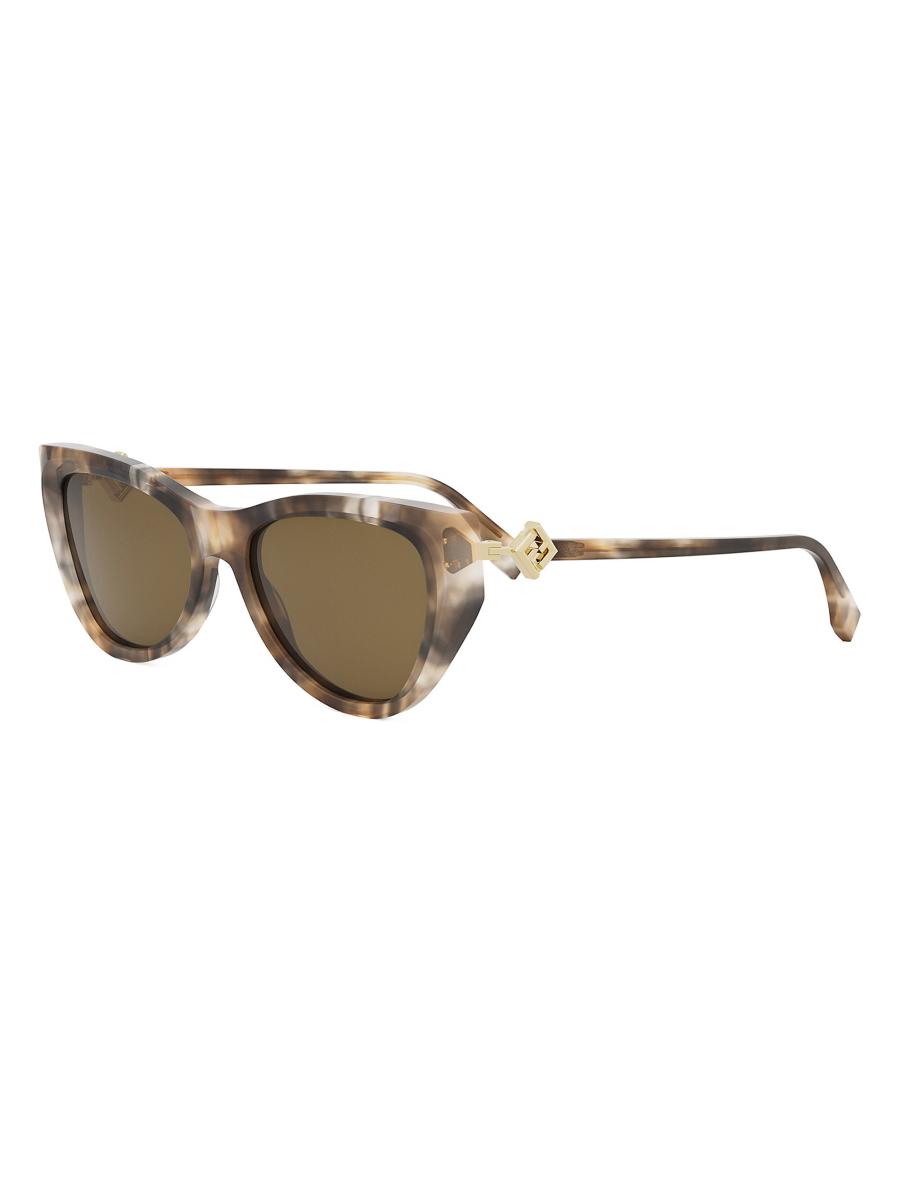 FENDI/フェンディ/FF Diamondsキャットアイアセテートサングラス FENDI EYEWEAR FF Diamonds cat-eye acetate sunglasses | NET-A