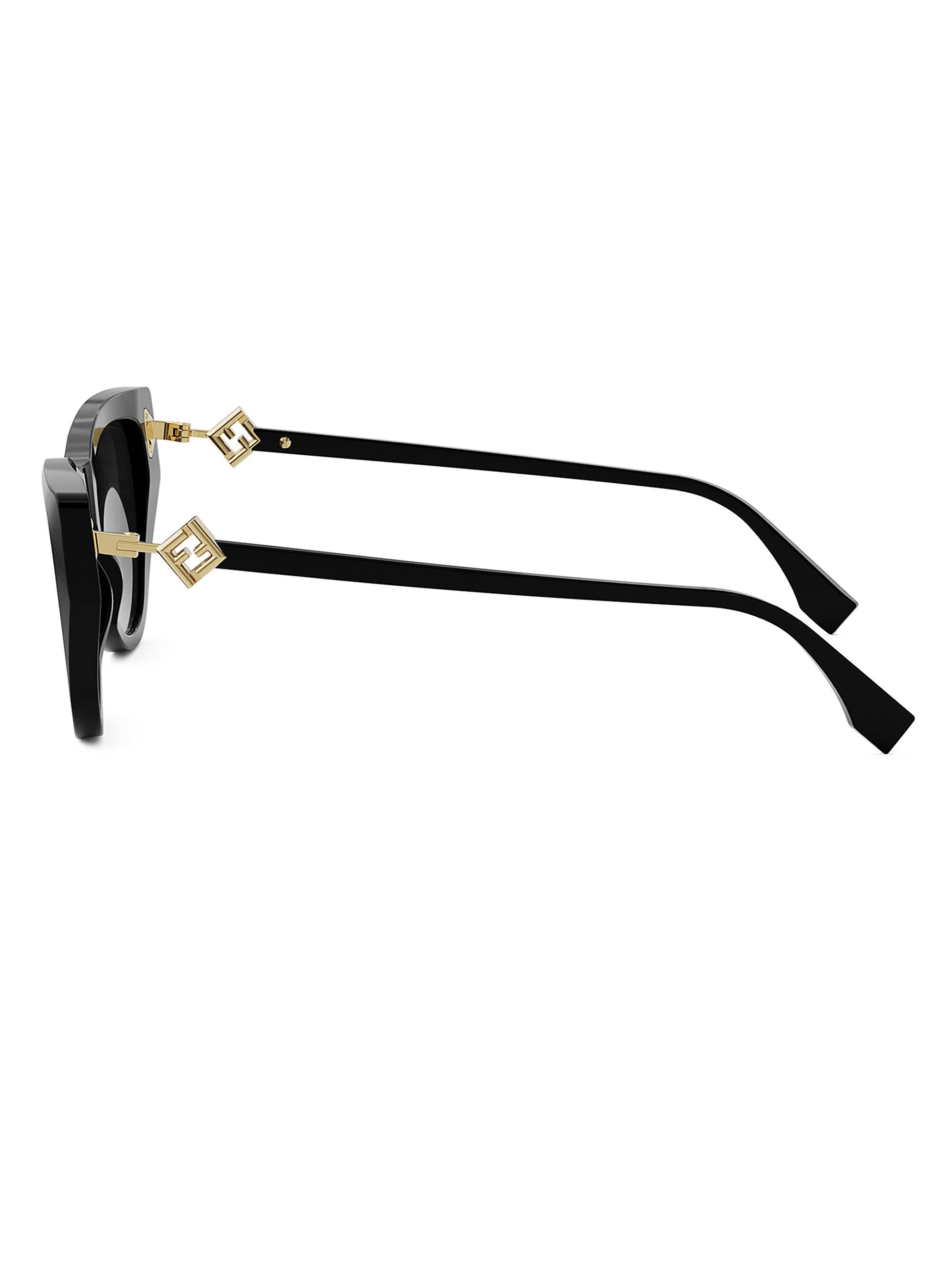Fendi FF Diamond 54MM Cat-Eye Sunglasses | Saks Fifth Avenue display picture 1