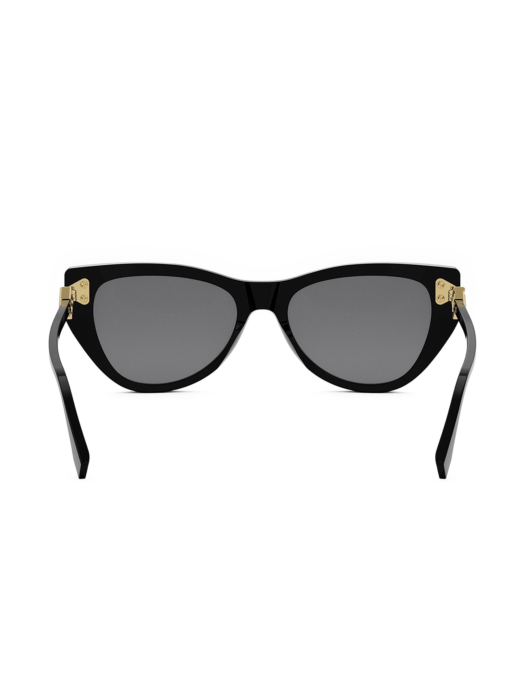 Fendi FF Diamond 54MM Cat-Eye Sunglasses | Saks Fifth Avenue