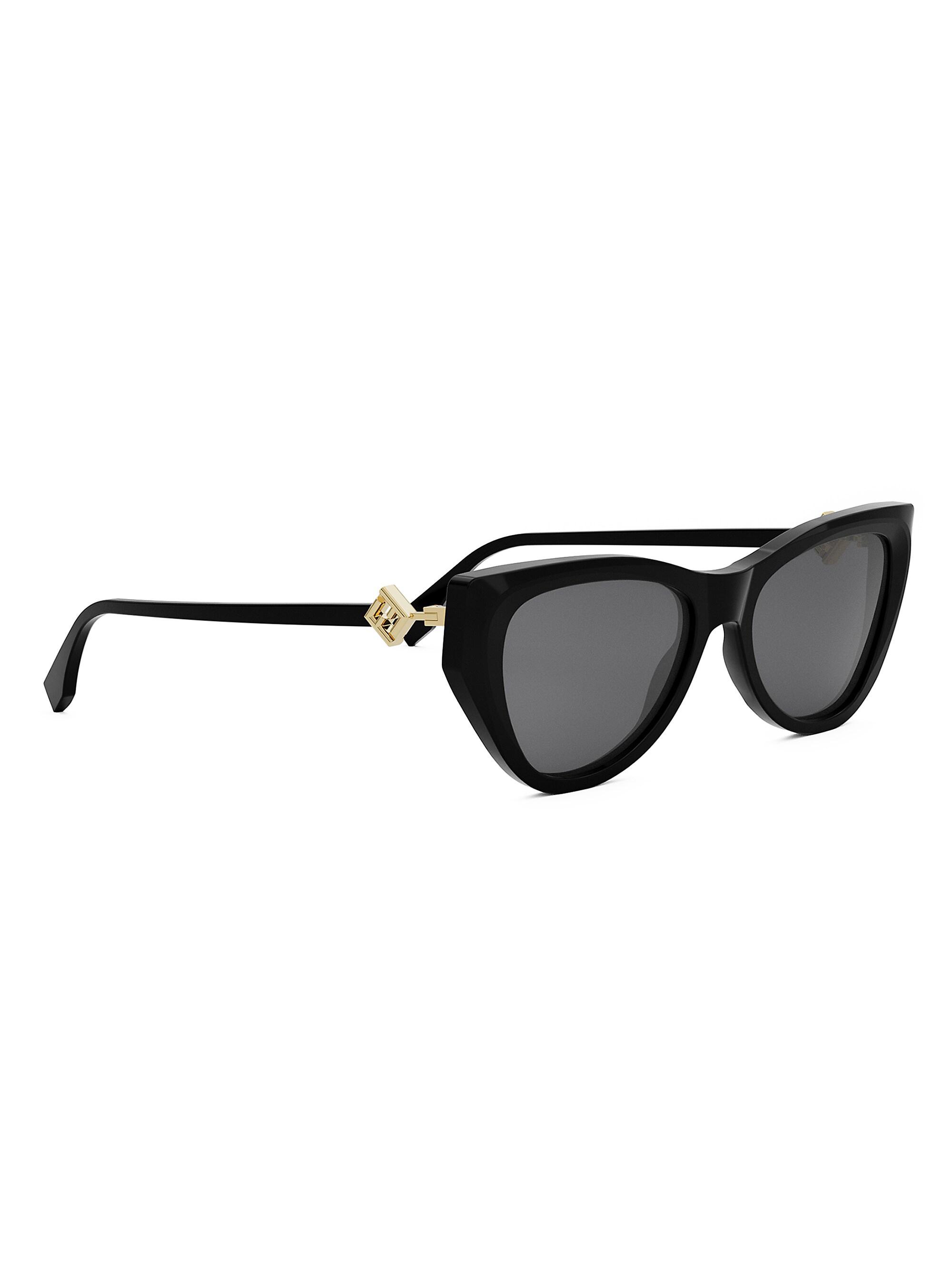 Fendi FF Diamond 54MM Cat-Eye Sunglasses | Saks Fifth Avenue