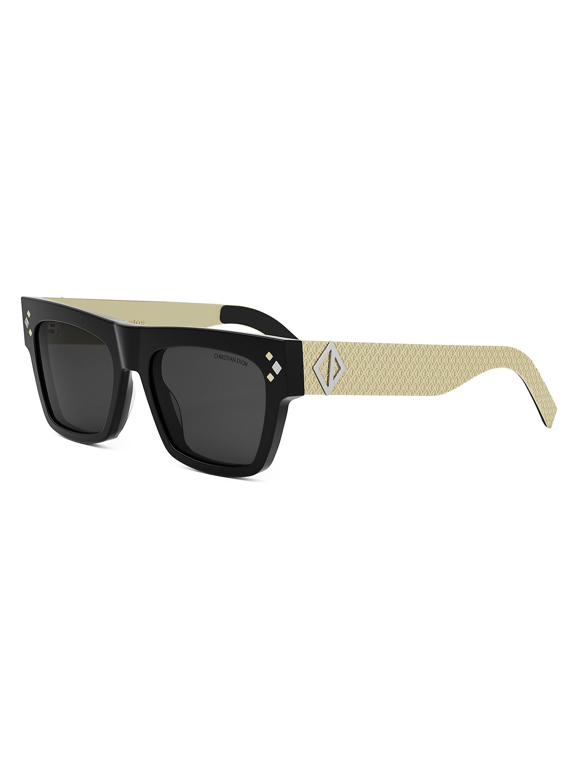 DIOR CD Diamond S8I 54MM Geometric Sunglasses | Saks Fifth Avenue