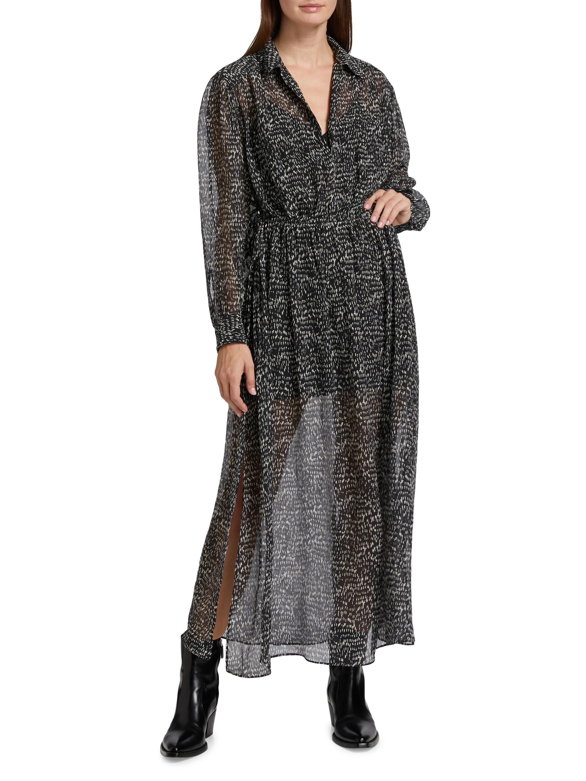 rag & bone Emmy Sheer Printed Dress | Saks Fifth Avenue
