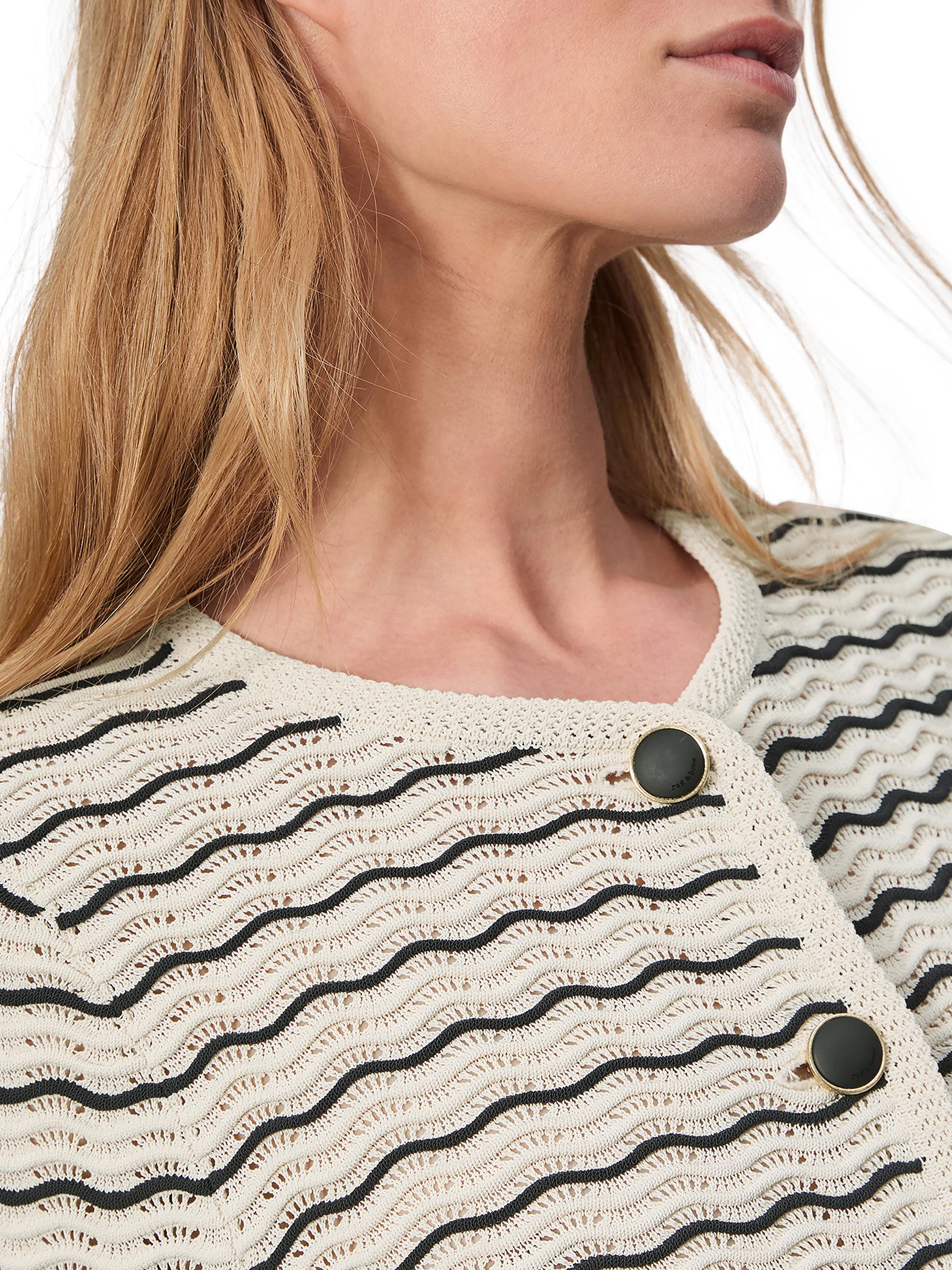 rag & bone Elisa Wavy Striped Cardigan | Saks Fifth Avenue