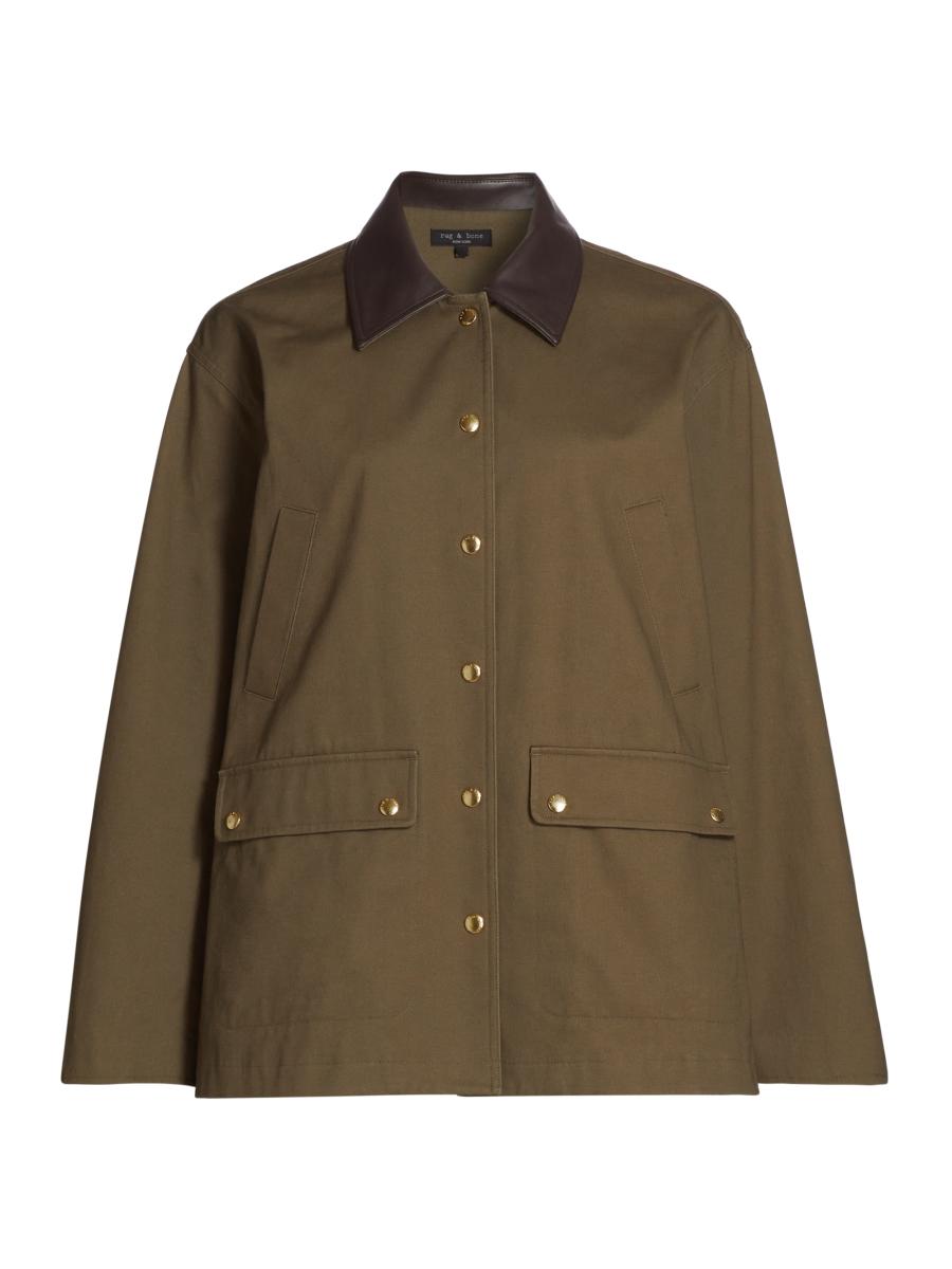 【関税込み】rag & bone カーキ Cassidy コットン ジャケット Khaki Cassidy Cotton Jacket by rag & bone on Sale