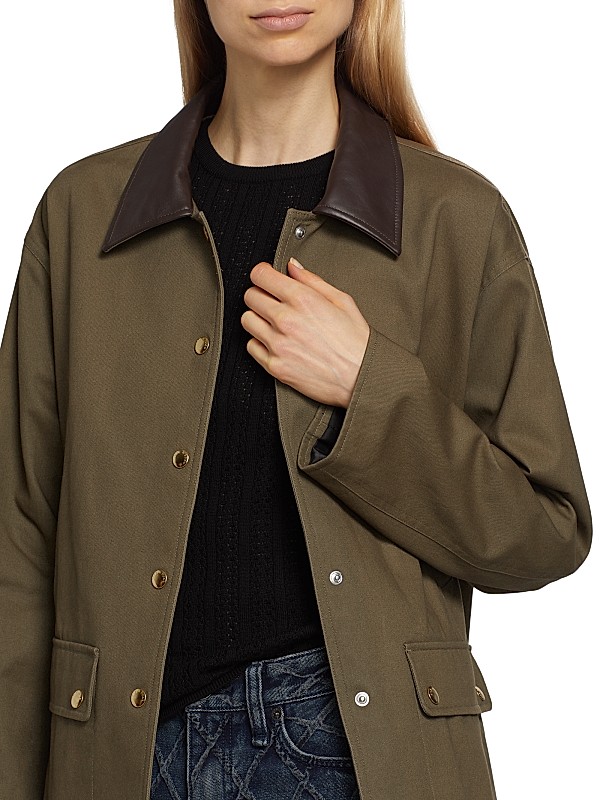 Shop rag & bone Cassidy Twill Jacket | Saks Fifth Avenue Shop rag & bone Cassidy Twill Jacket | Saks Fifth Avenue