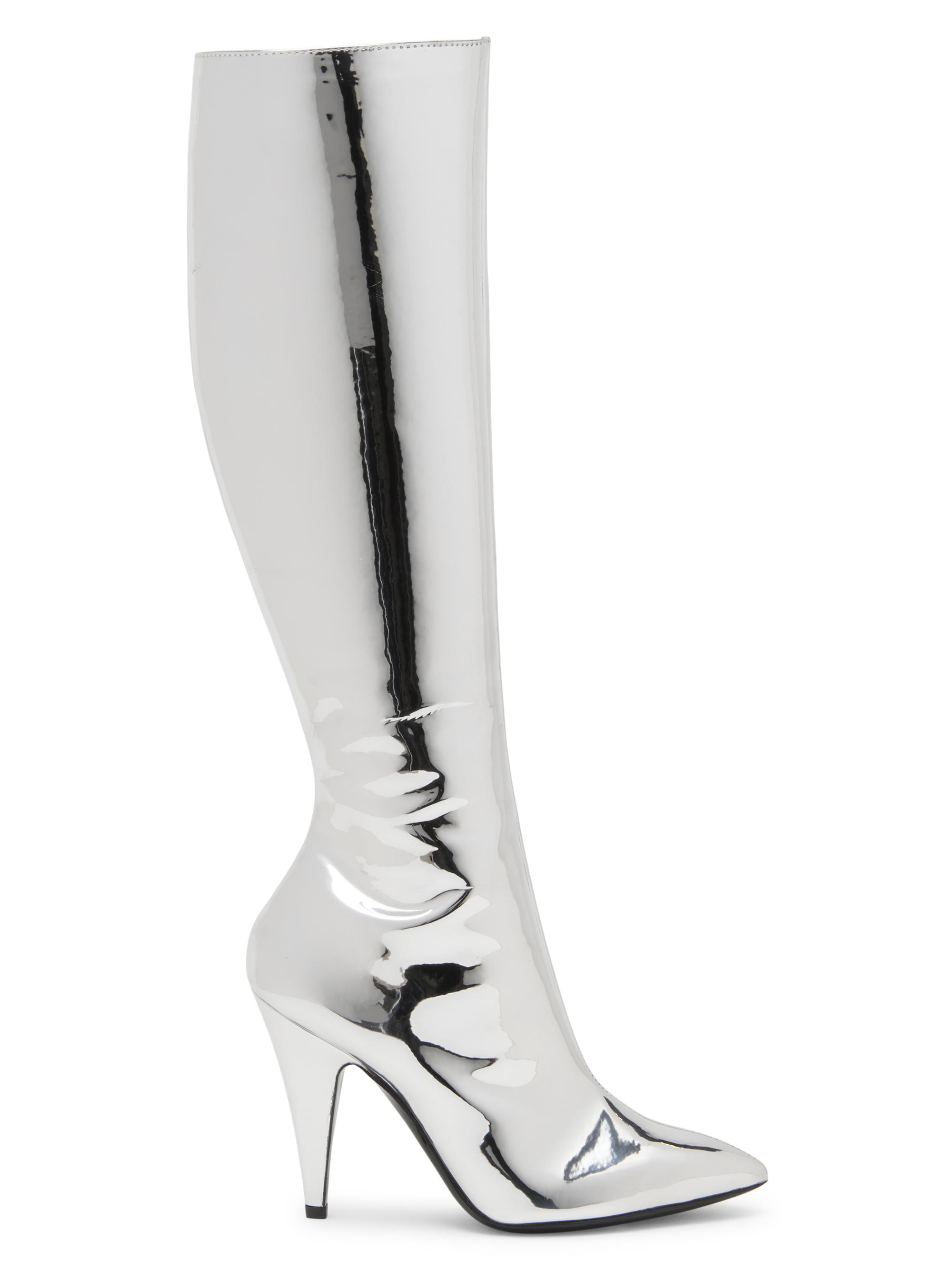 Moschino Tina 100MM Metallic Boots | Saks Fifth Avenue