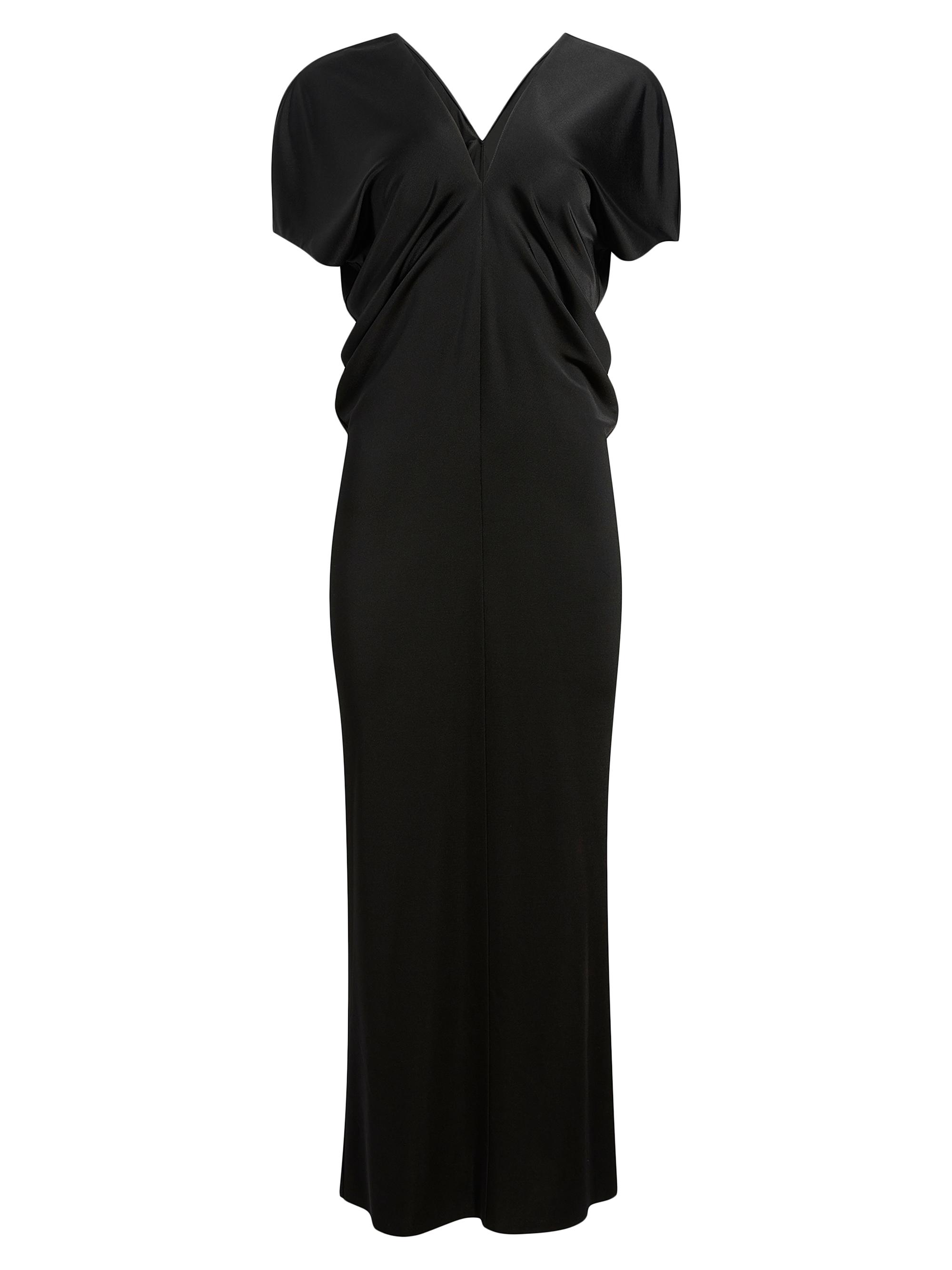 Khaite Women's Ima Drape Maxi Dress - Black