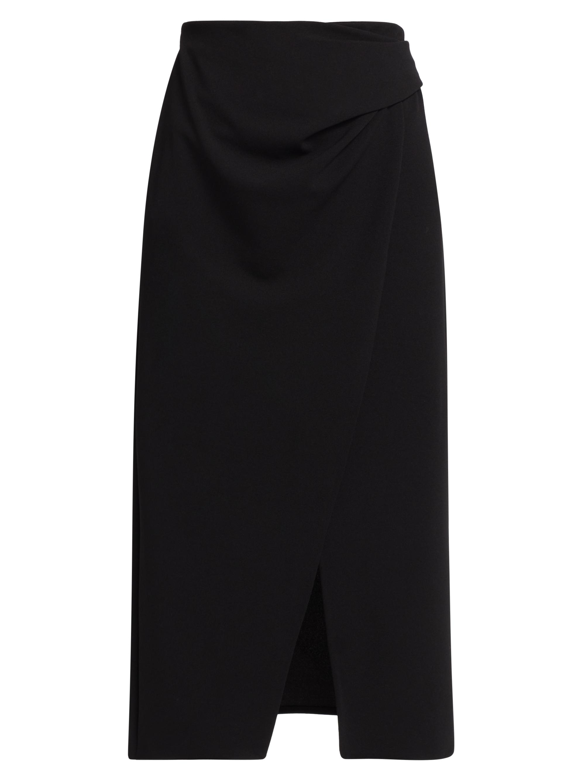 Tanya Taylor Women's Waldforf Scuba Crepe Midi-Skirt - Black