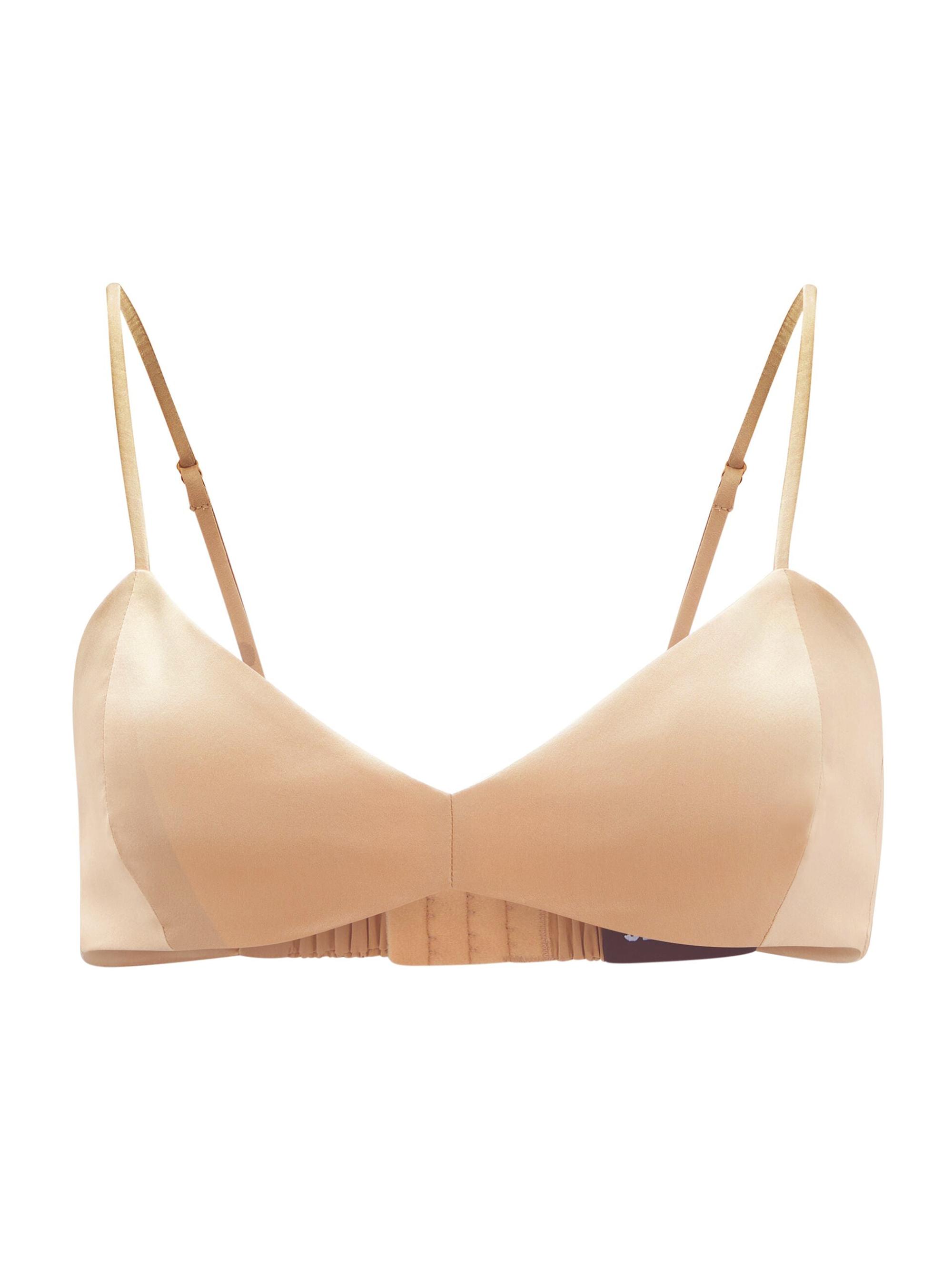 Ser.o.ya Women's Courtney Silk Brallette Top - Beige