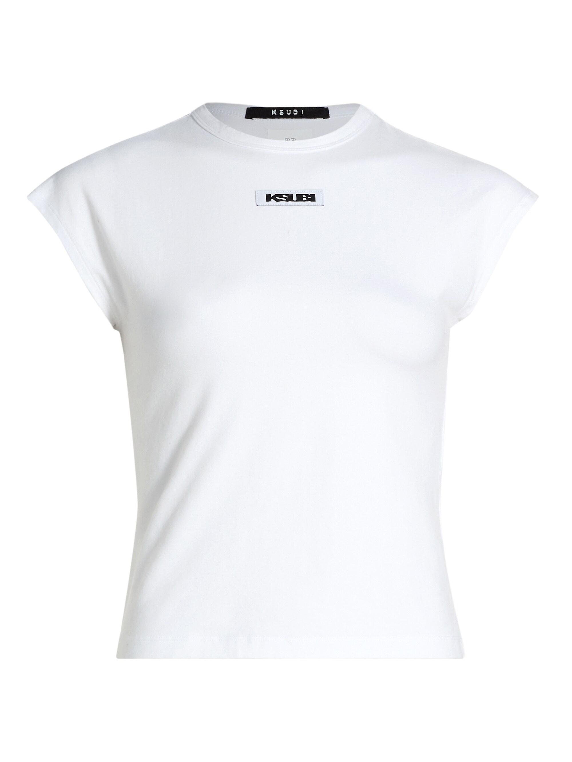 Ksubi Women's Staple Logo Crewneck T-Shirt - White