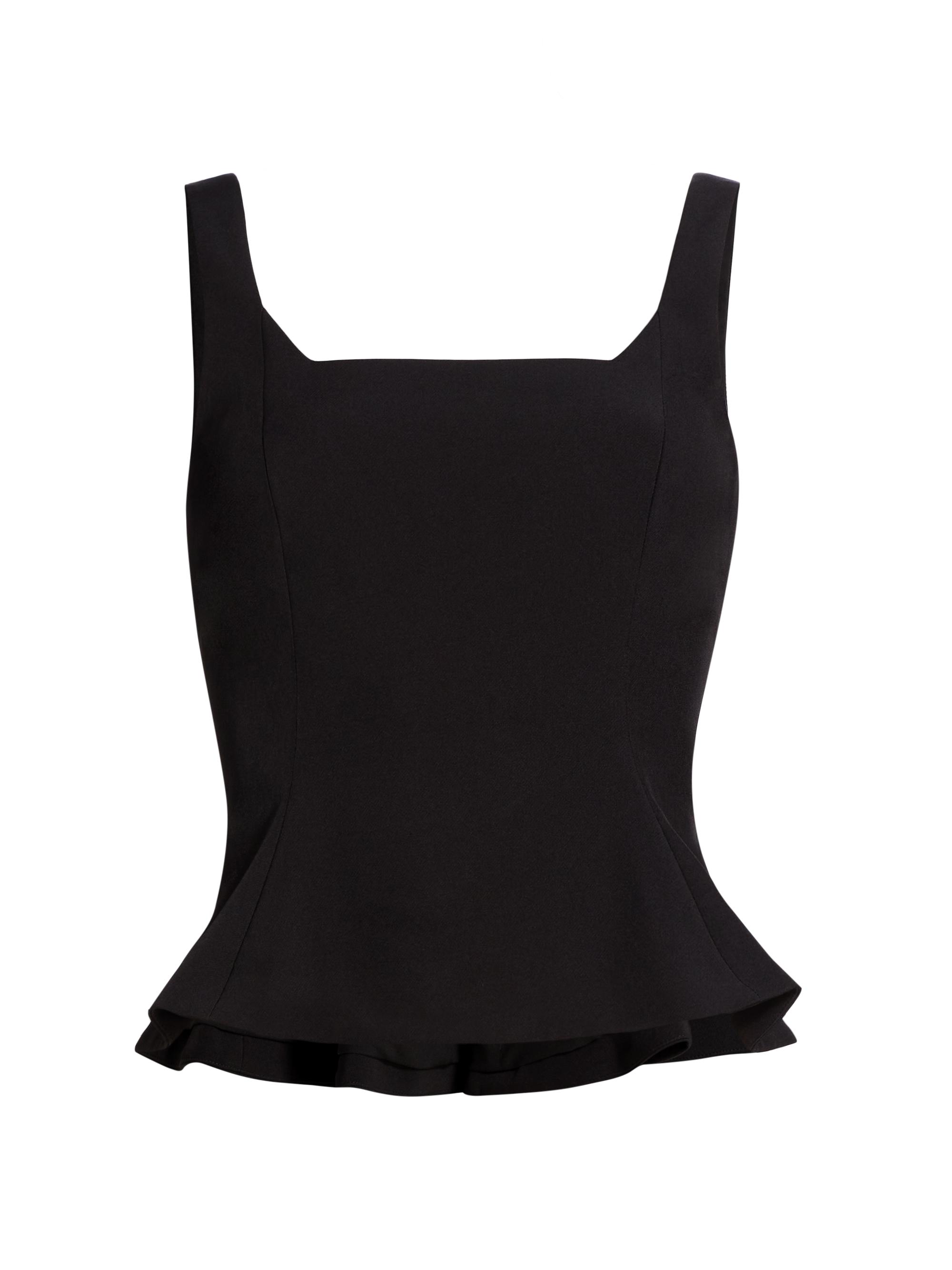 Et Ochs Women's Isabella Peplum Top - Black