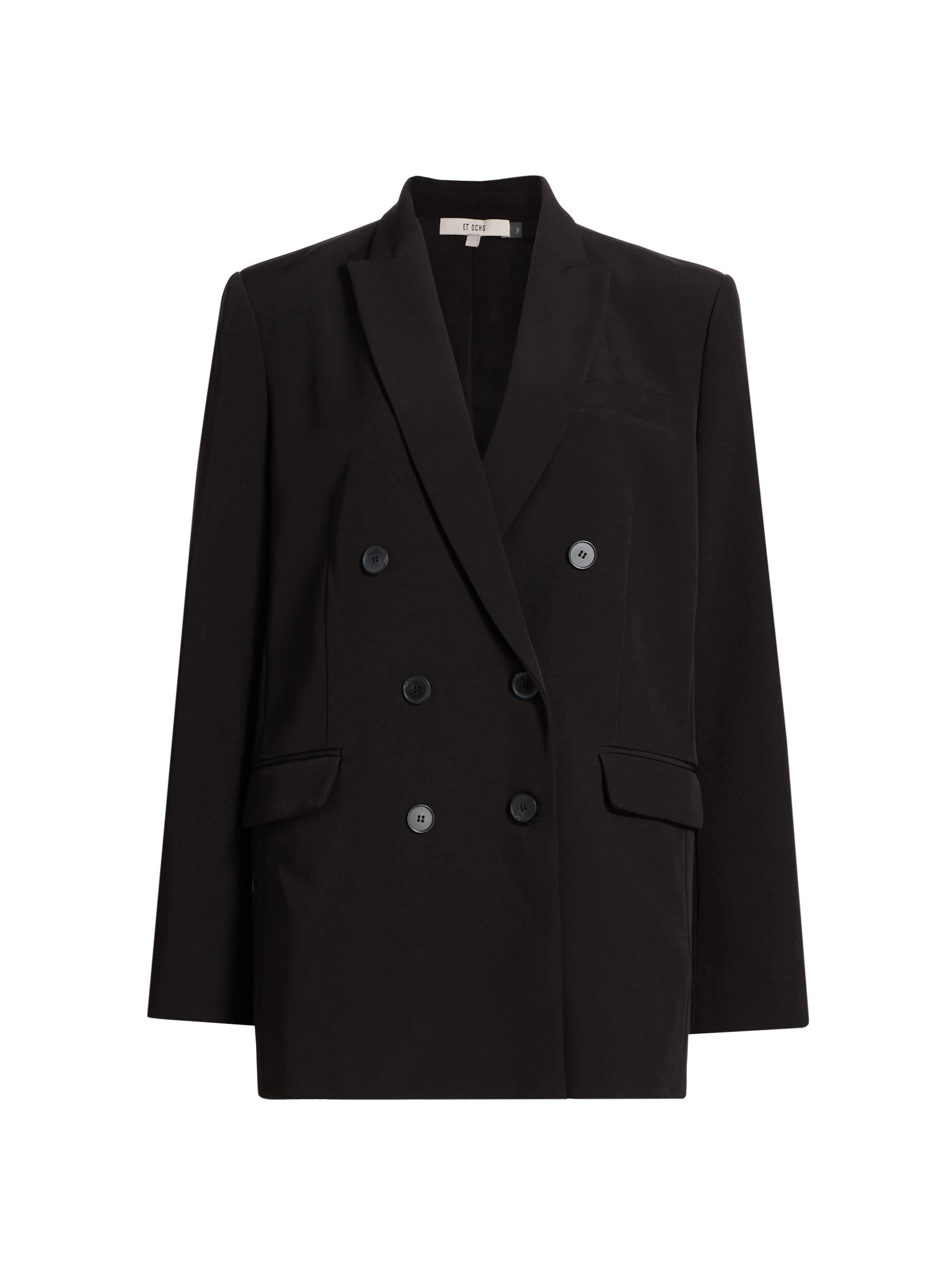 Et Ochs Women's Luke Double-Breasted Blazer - Black