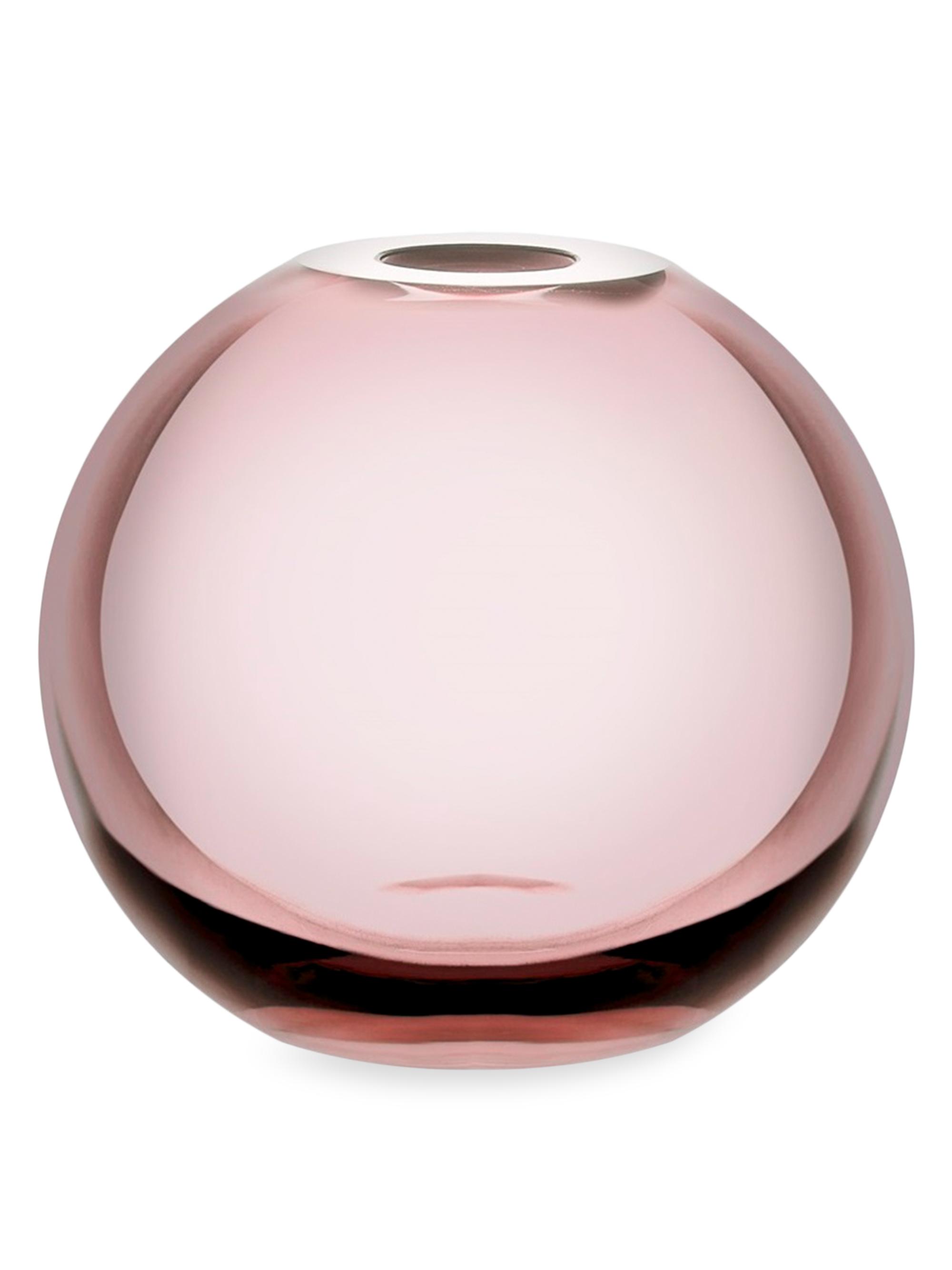 Nude Glass Mars Vase - Apricot Small