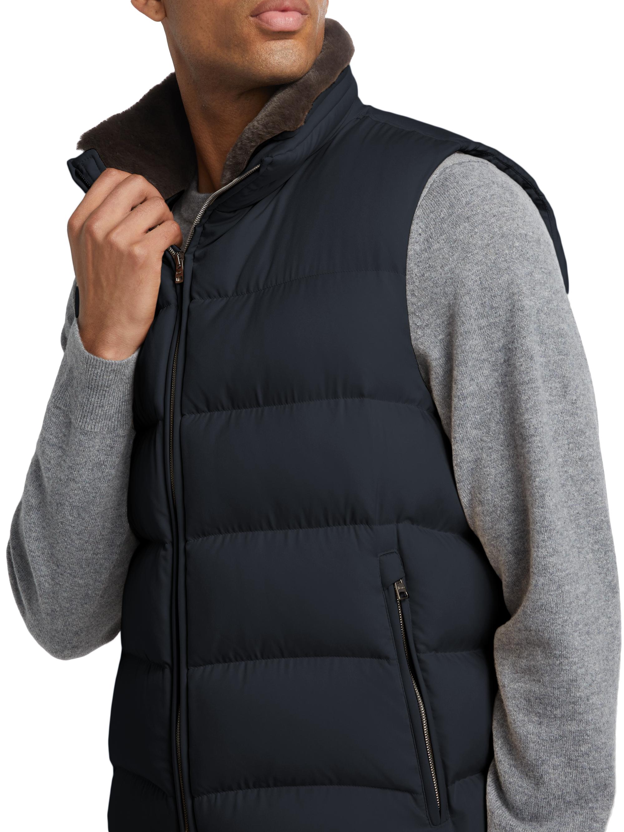 Herno Quilted Down Zip-Up Vest | Saks Fifth Avenue
