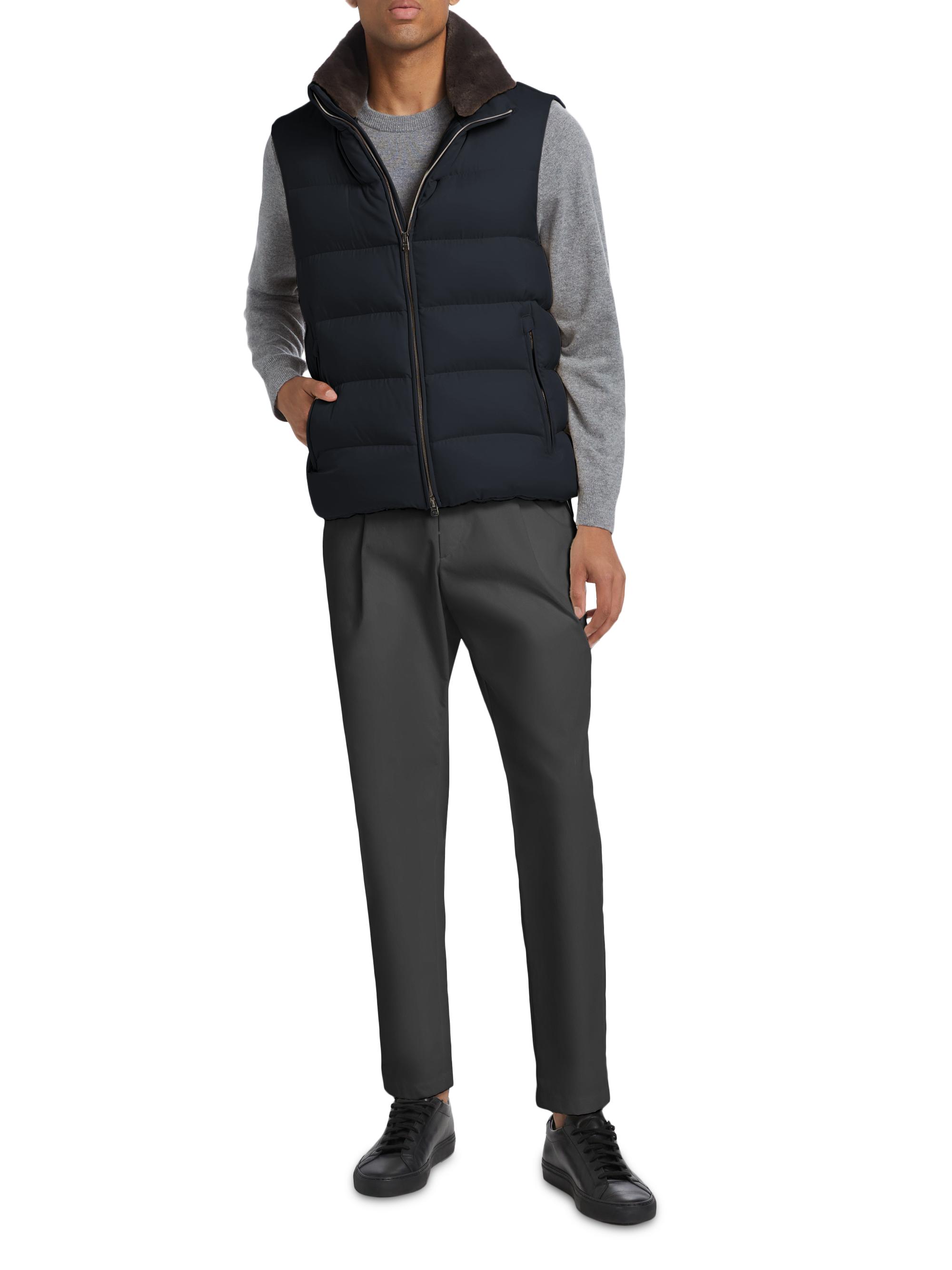 HERNO／down vest Herno Quilted Down Zip-Up Vest | Saks Fifth Avenue