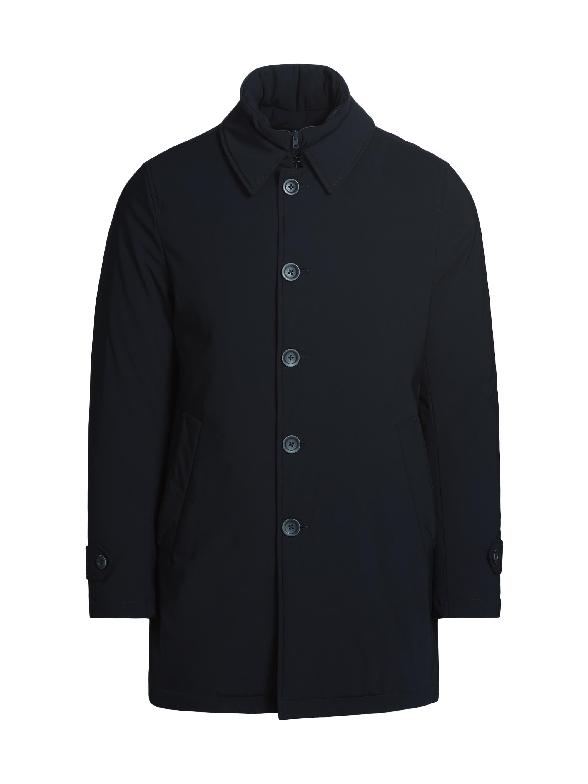 Herno Men's Bi-Stretch Nylon & Down Car Coat - Navy