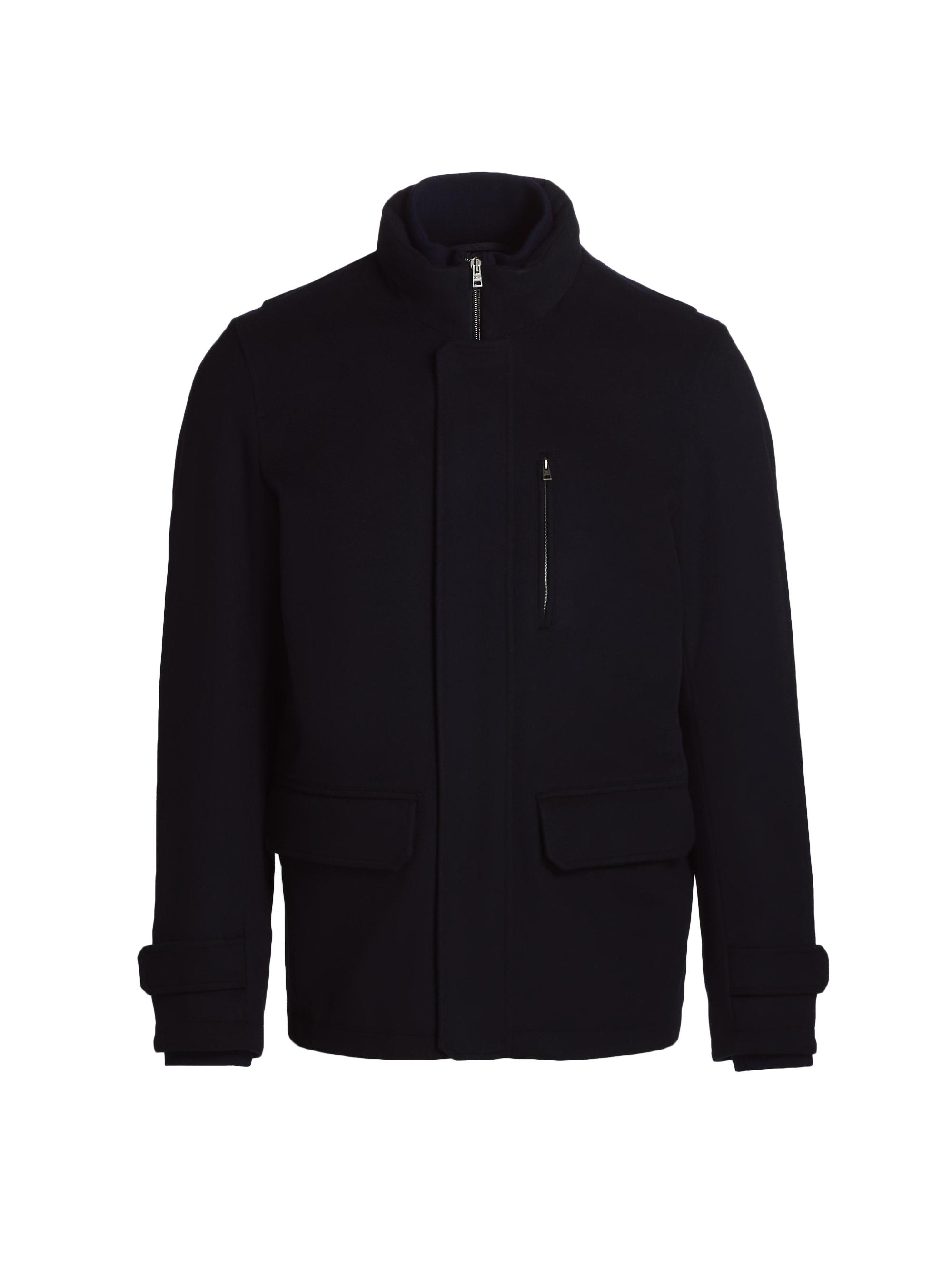 Herno Men's Virgin Wool-Cashmere Field Jacket - Navy