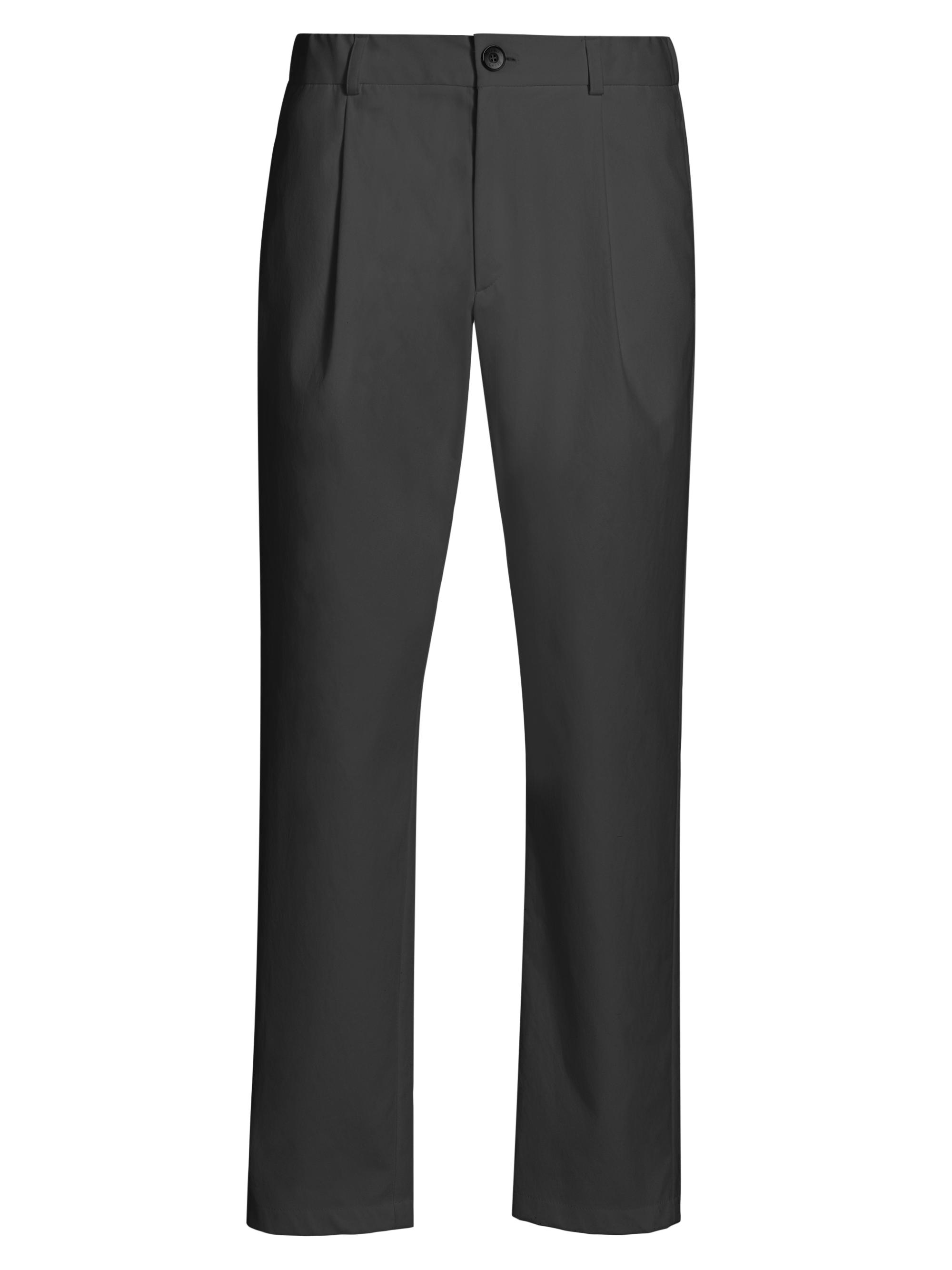 Herno Men's Mid-Rise Straight-Leg Pants - Charcoal