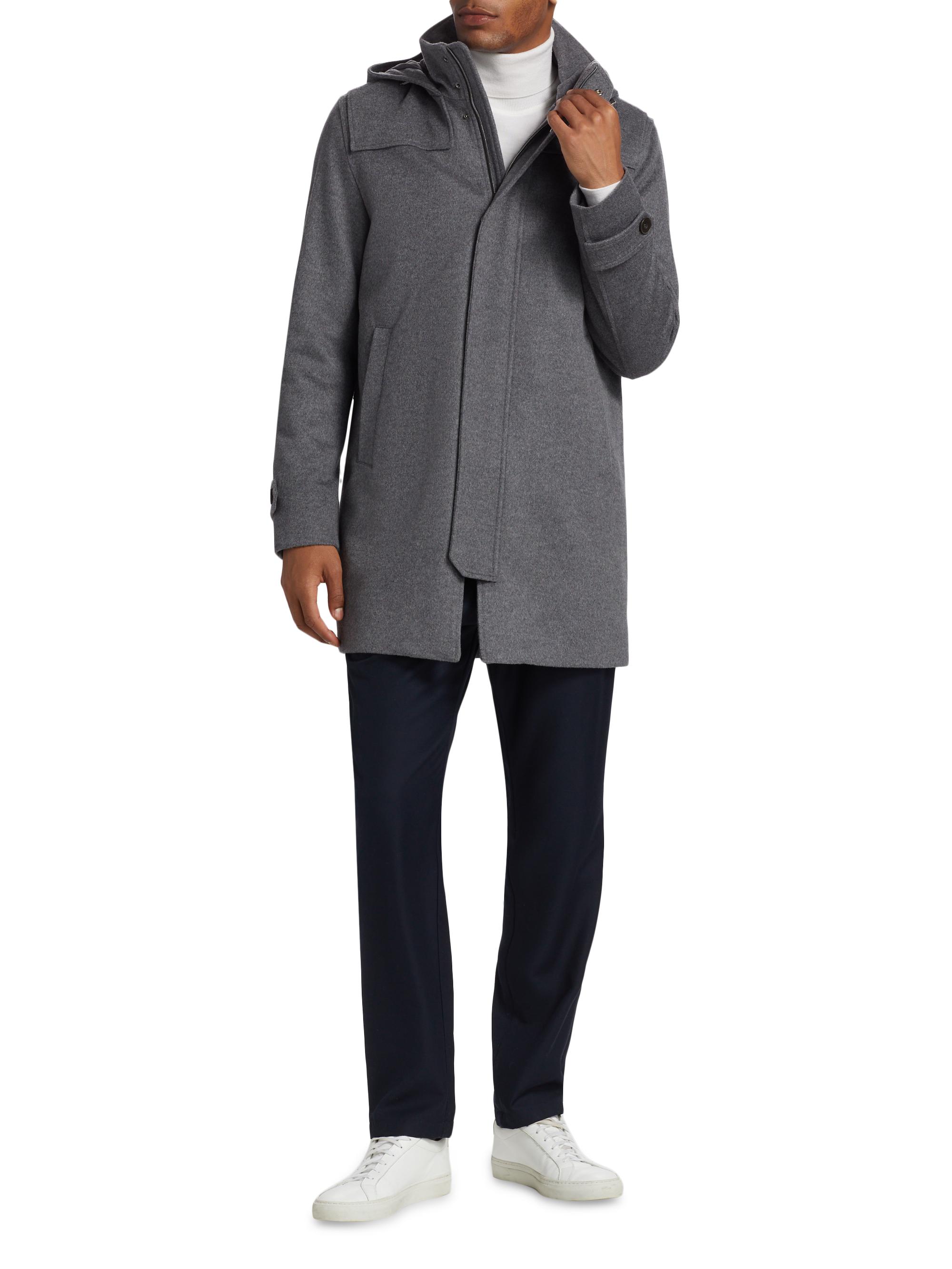 HERNO ハーフコート　サイズ58 Herno Virgin Wool-Cashmere Hooded Parka | Saks Fifth Avenue