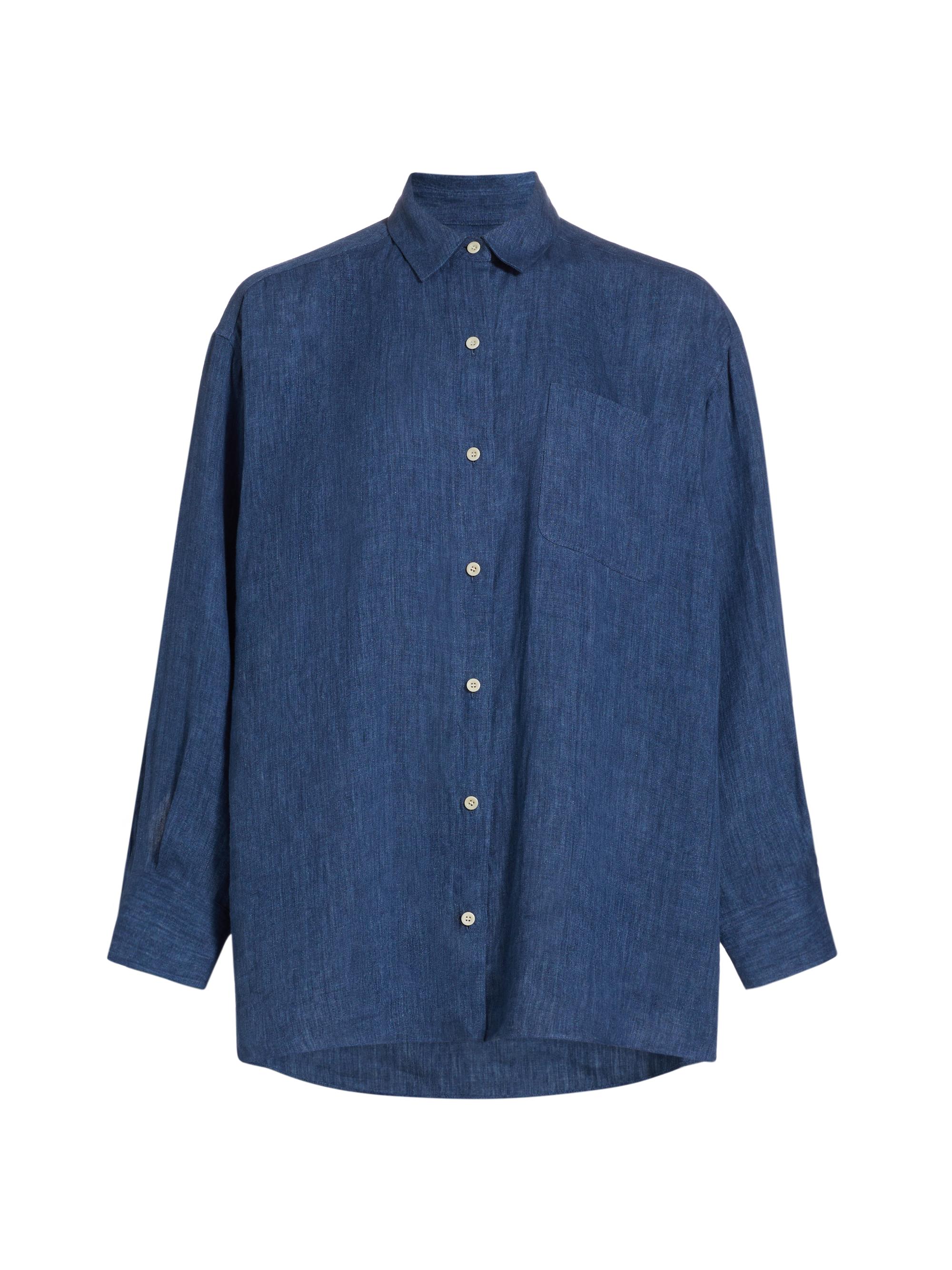 Jenni Kayne Relaxed Silk Oversized Button-Up Shirt Saks Fifth