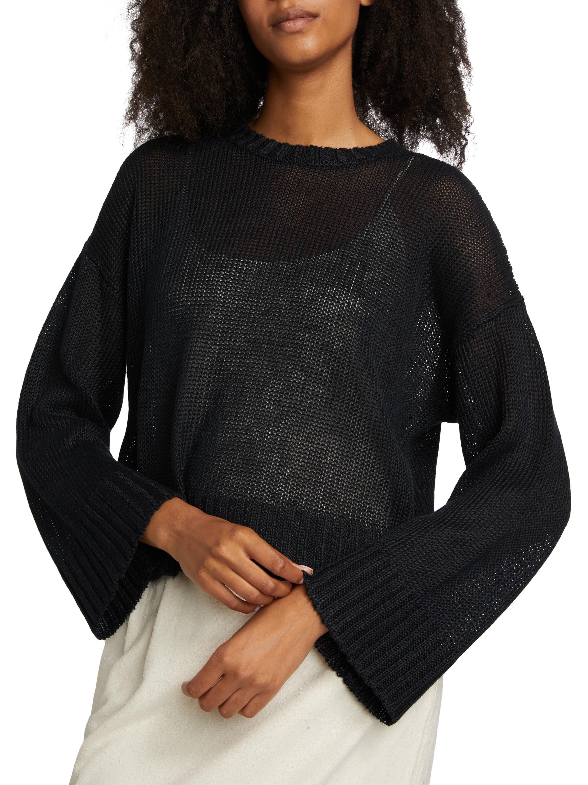 トップス NKNIT silk cotton crew neck KNIT BLACK 2 トップス NKNIT silk cotton crew neck KNIT BLACK 2 トップス NKNIT