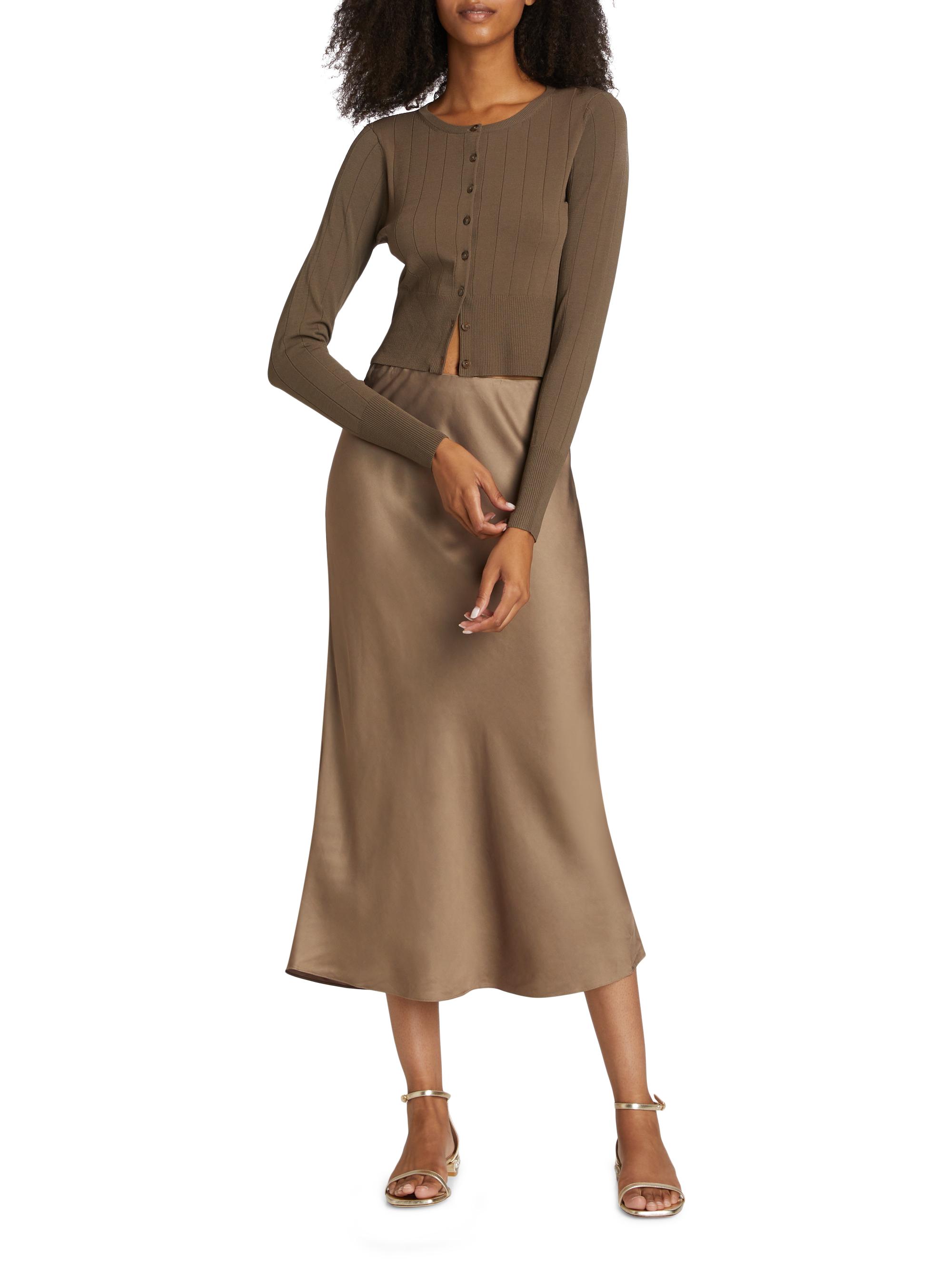 Jenni Kayne Finley Rib-Knit Crop Cardigan | Saks Fifth Avenue